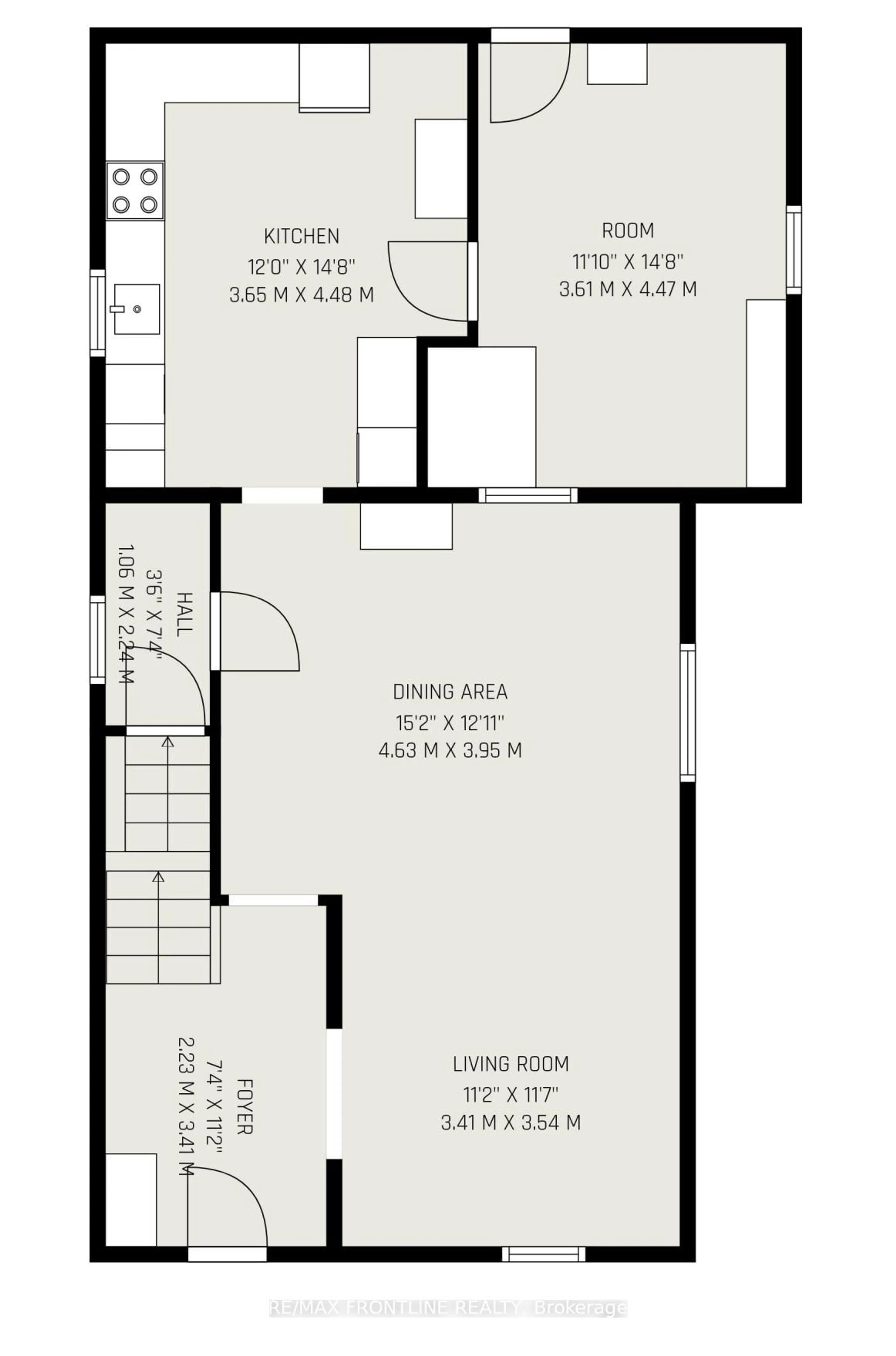 Floor plan for 39 Craig St, Perth Ontario K7H 1Y1