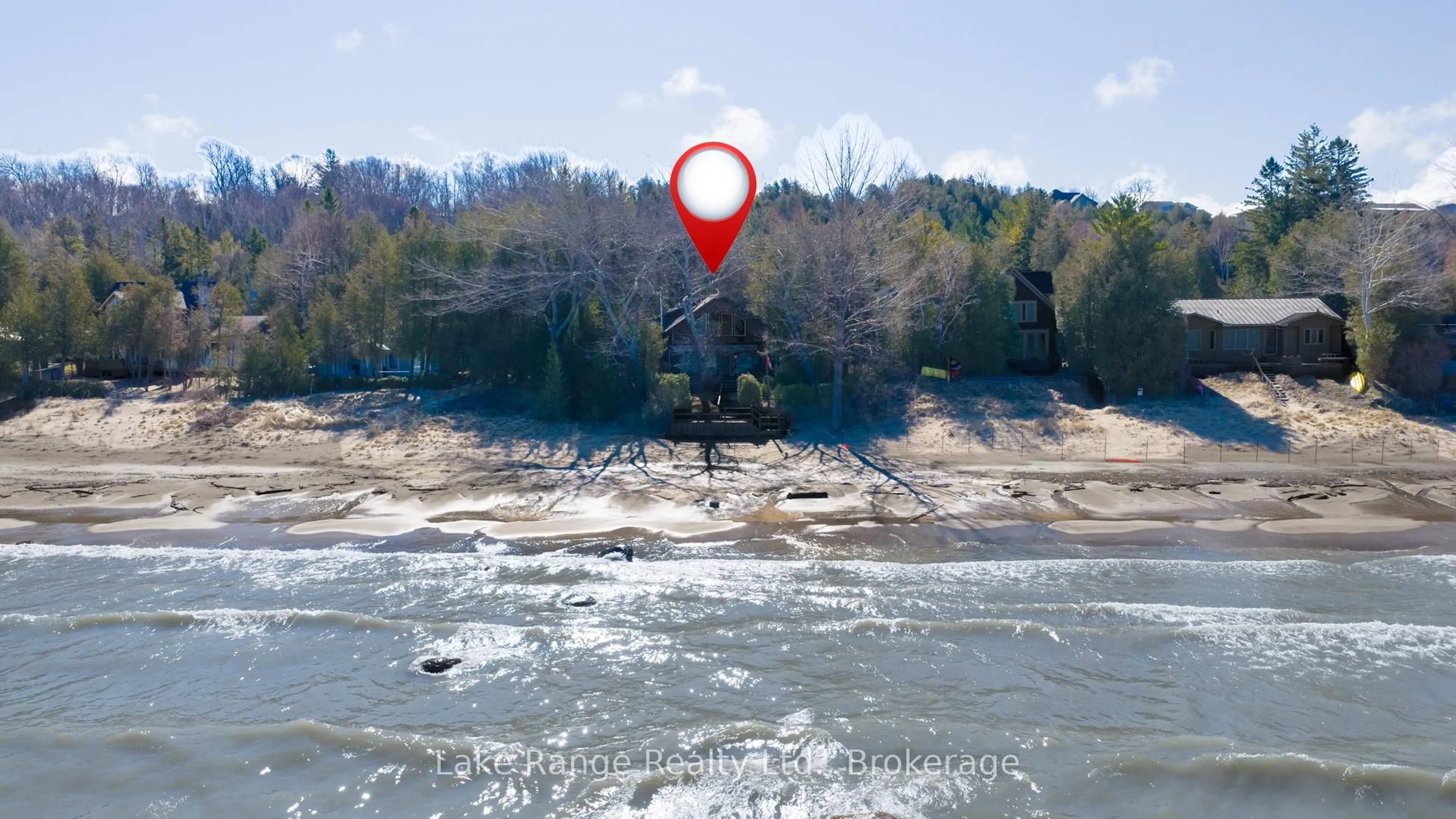 Picture of a map for 124 Bruce Beach Rd, Huron-Kinloss Ontario N2Z 2X3