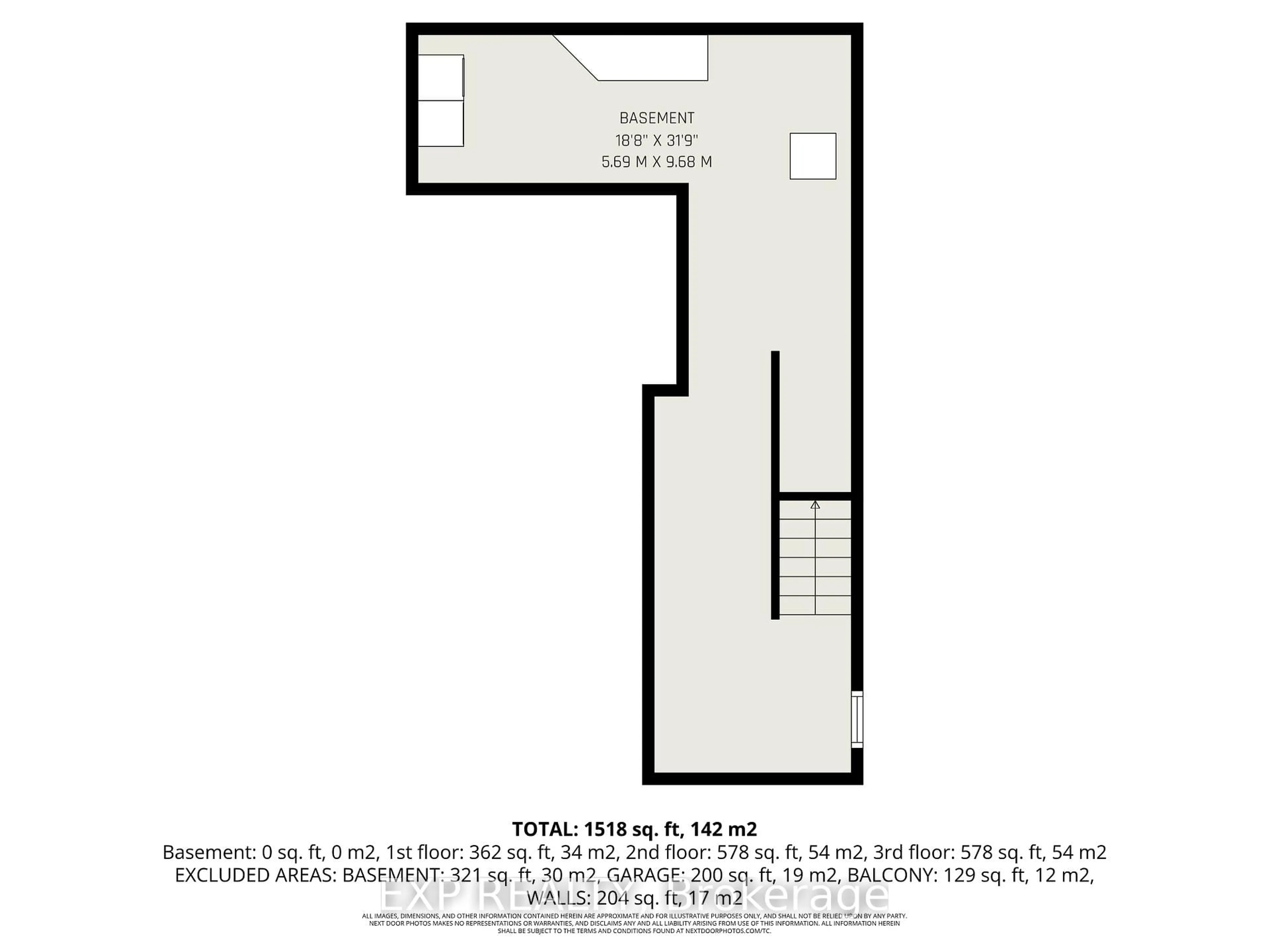 Floor plan for 520 Rye Grass Way, Ottawa Ontario K2J 7A1