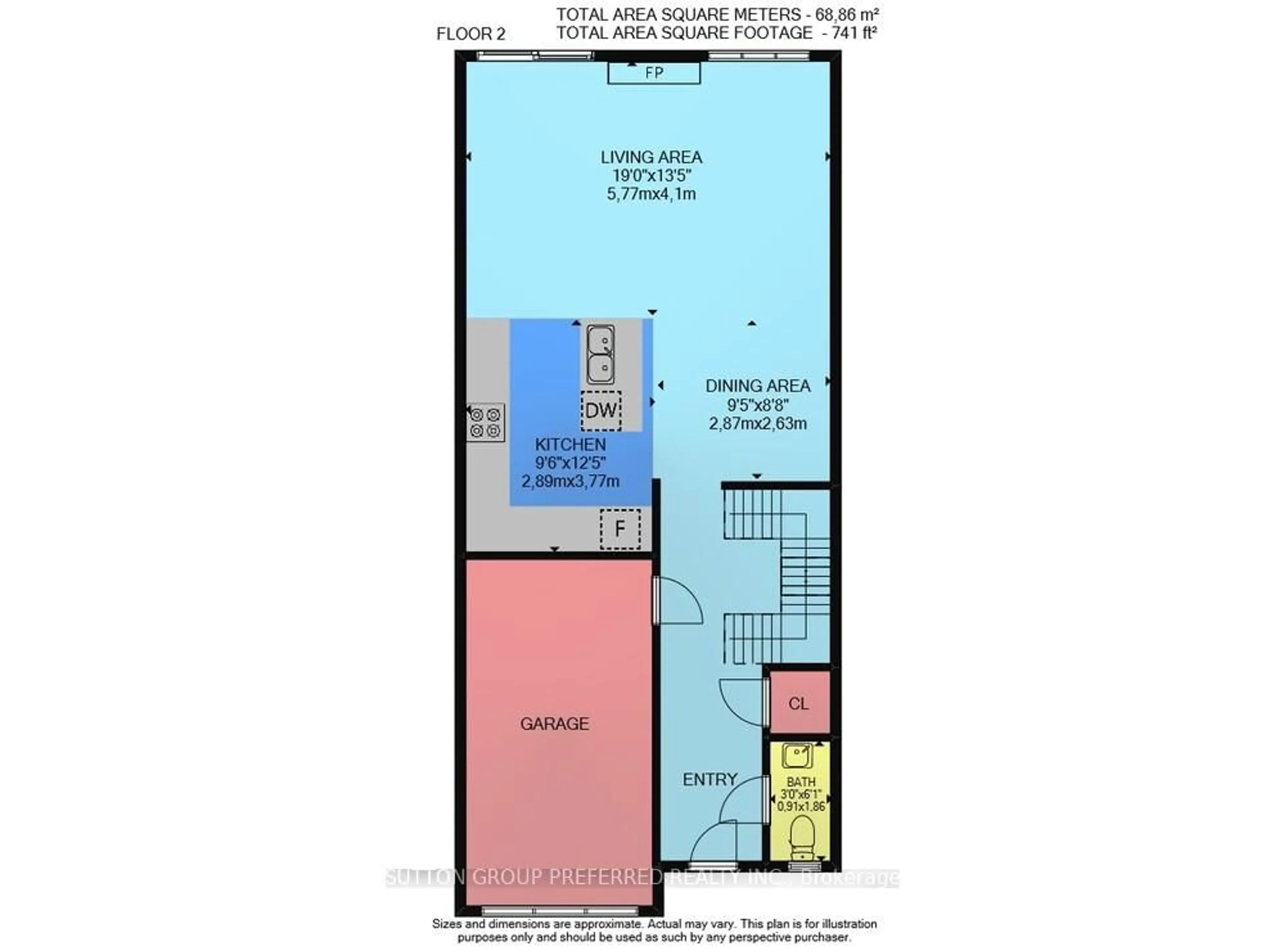 Floor plan for 1924 Cedarhollow Blvd #23, London North Ontario N5X 0C3