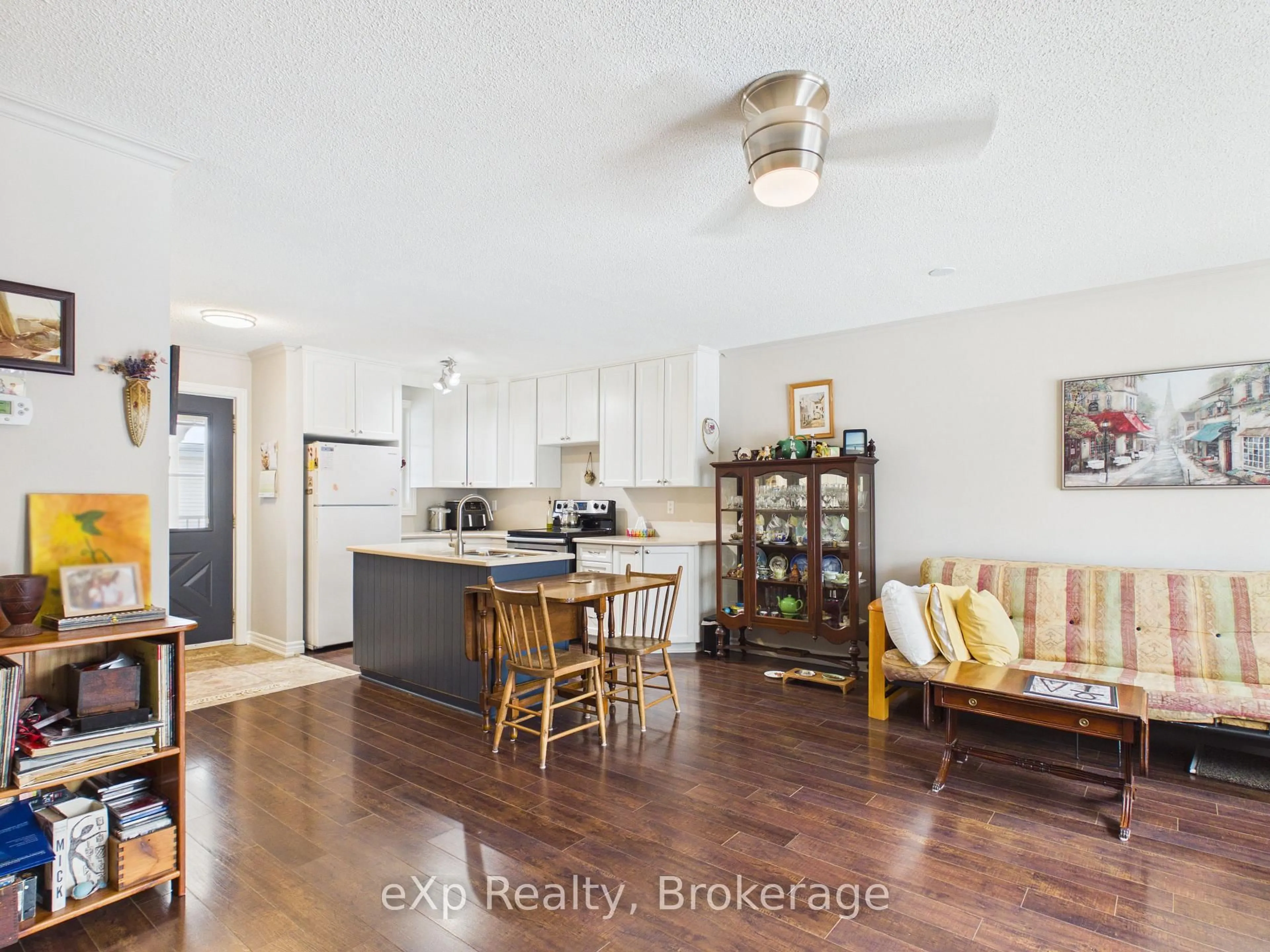 Open concept kitchen, wood/laminate floor for 83 Victoria St #2, Meaford Ontario N4L 1R4