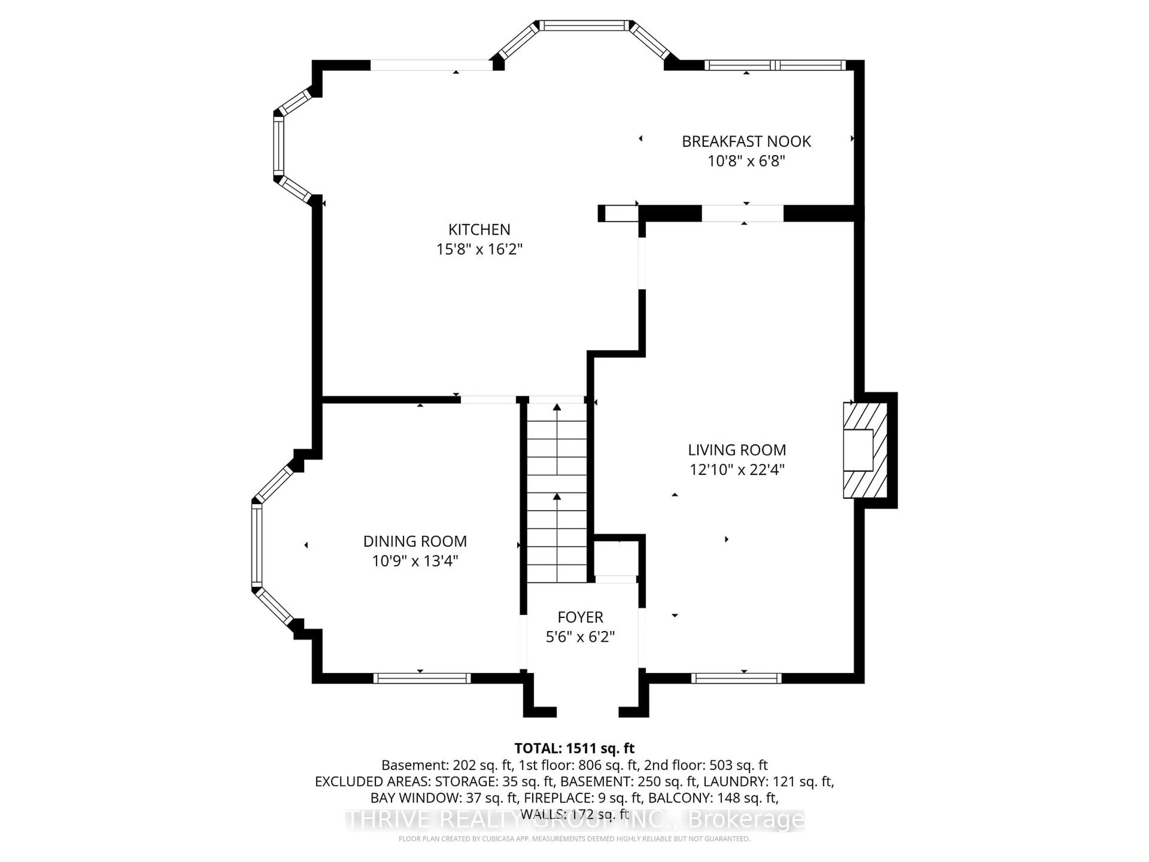 Floor plan for 174 Iroquois Ave, London South Ontario N6C 2K8