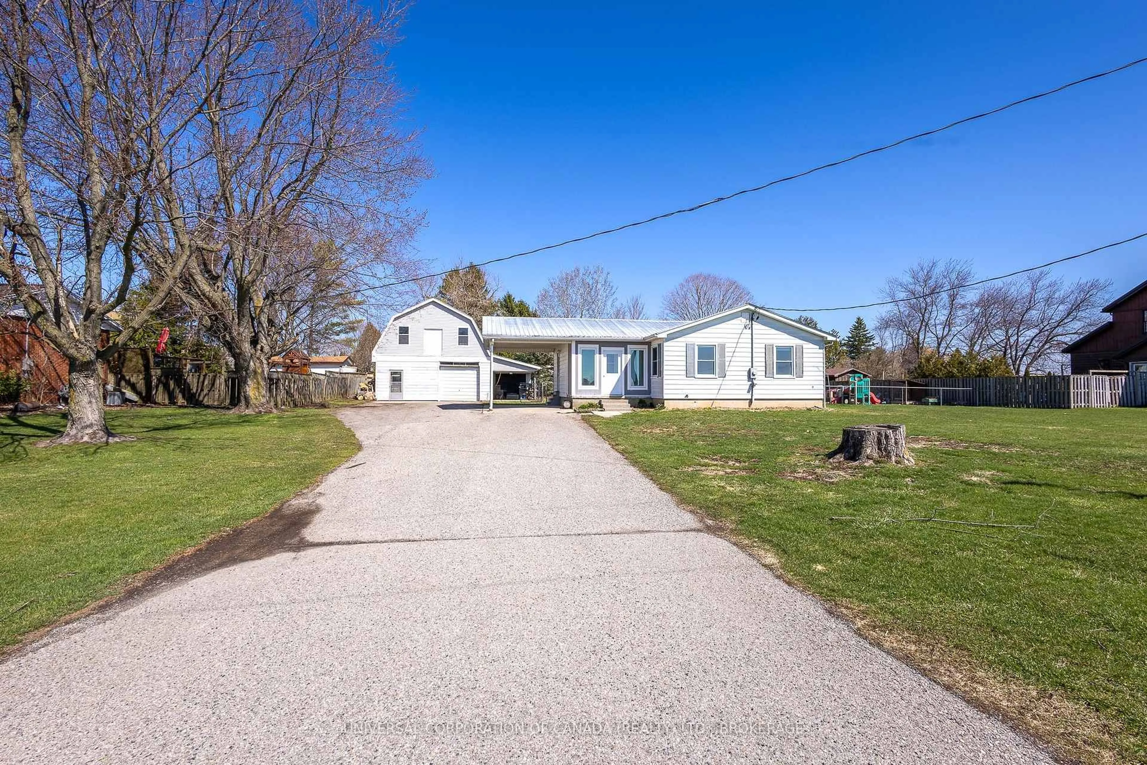 A pic from outside/outdoor area/front of a property/back of a property/a pic from drone, street for 49334 Crossley-Hunter Line, Malahide Ontario N0L 1B0