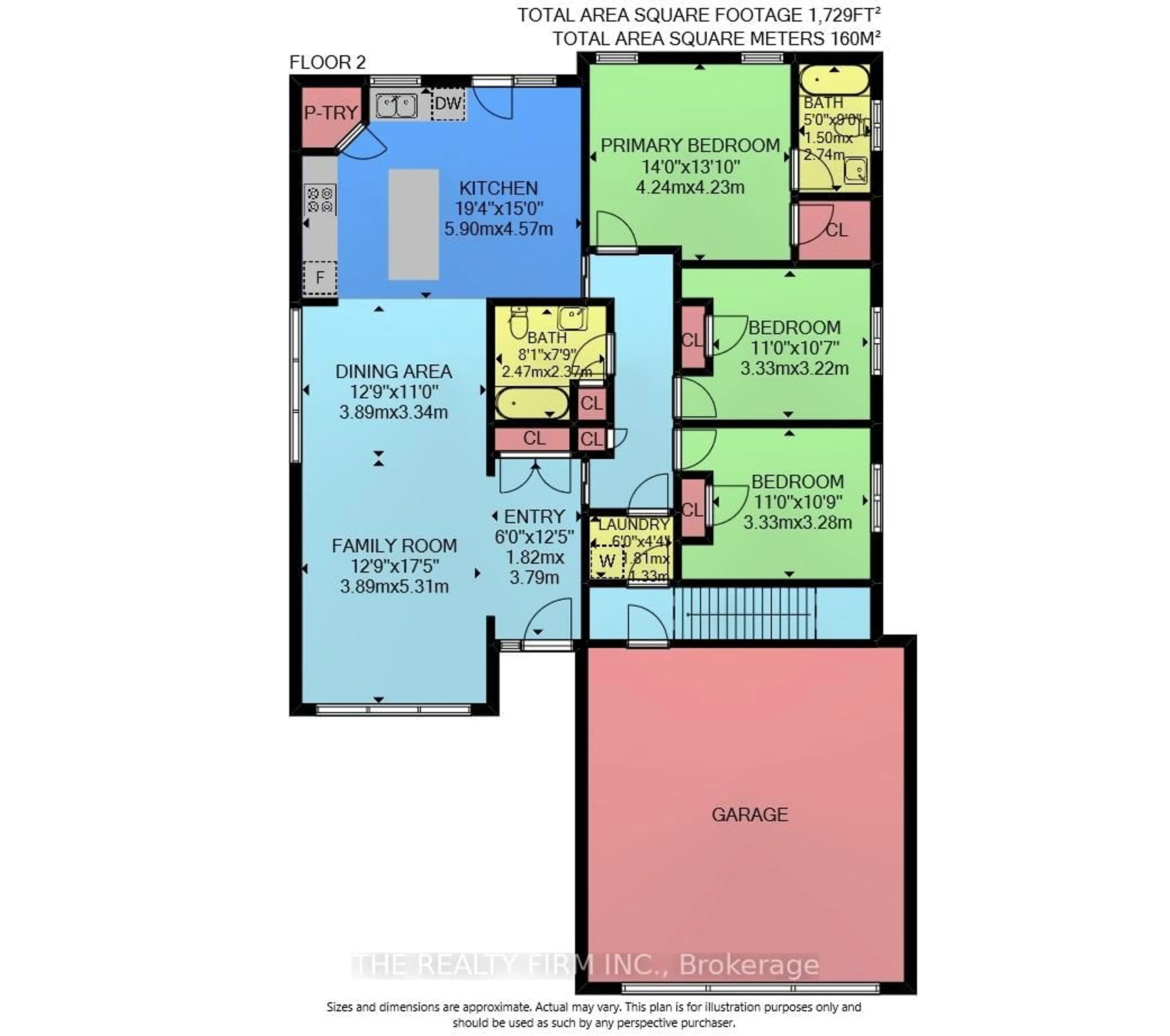 Floor plan for 15 Glenwood St, St. Thomas Ontario N5R 0G9