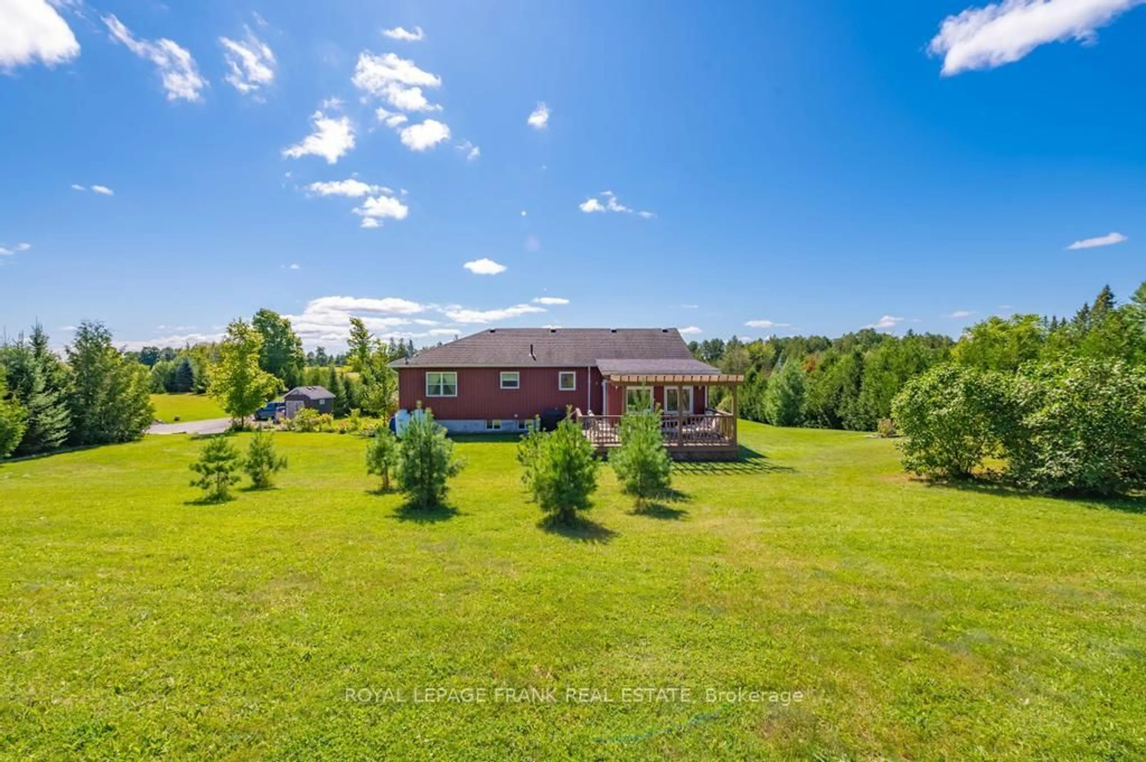 A pic from outside/outdoor area/front of a property/back of a property/a pic from drone, water/lake/river/ocean view for 406 Lakehurst Circle Rd, Trent Lakes Ontario K0L 1J0