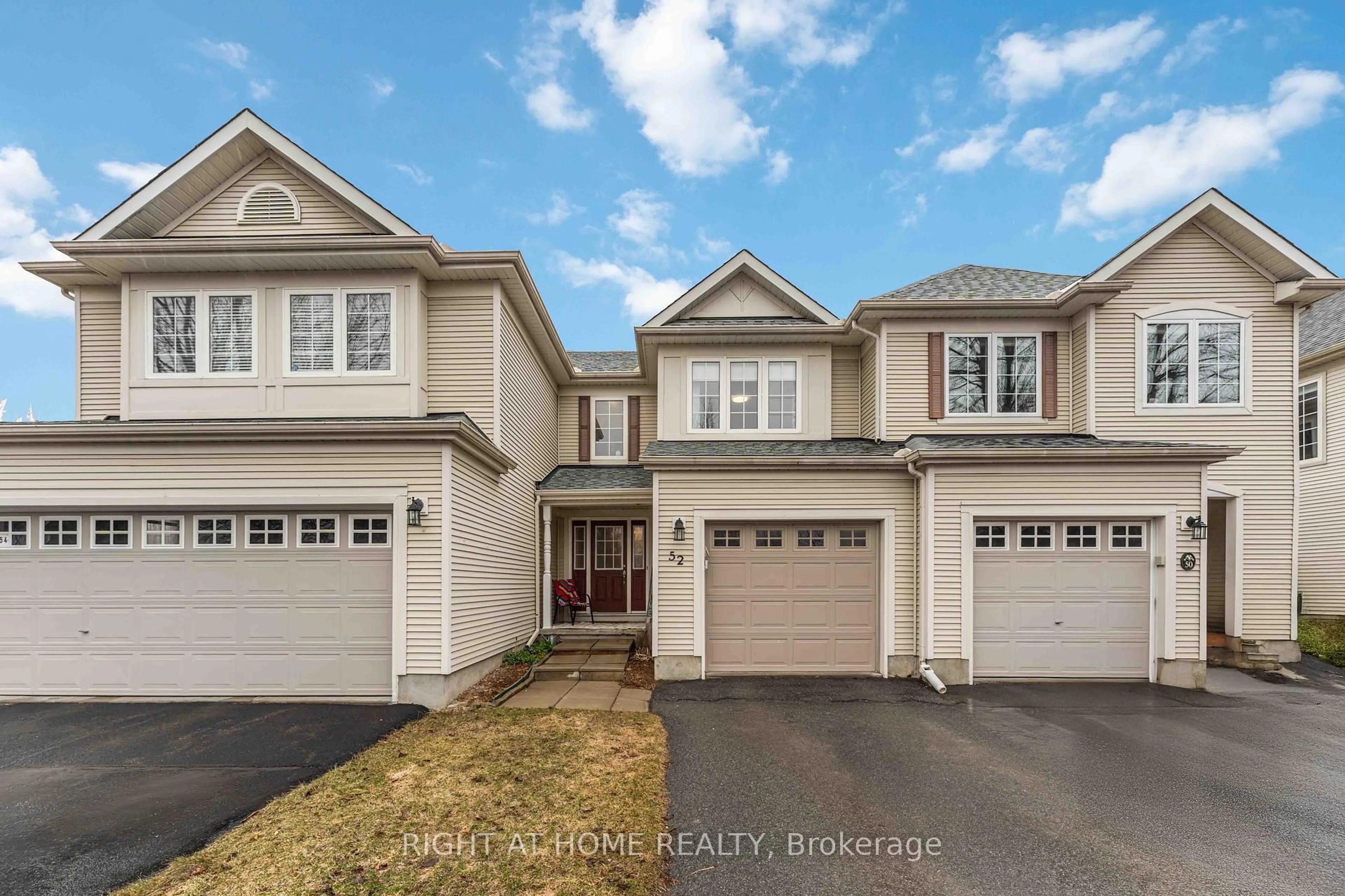 A pic from outside/outdoor area/front of a property/back of a property/a pic from drone, street for 52 Fieldberry Private, Ottawa Ontario K2J 5E8