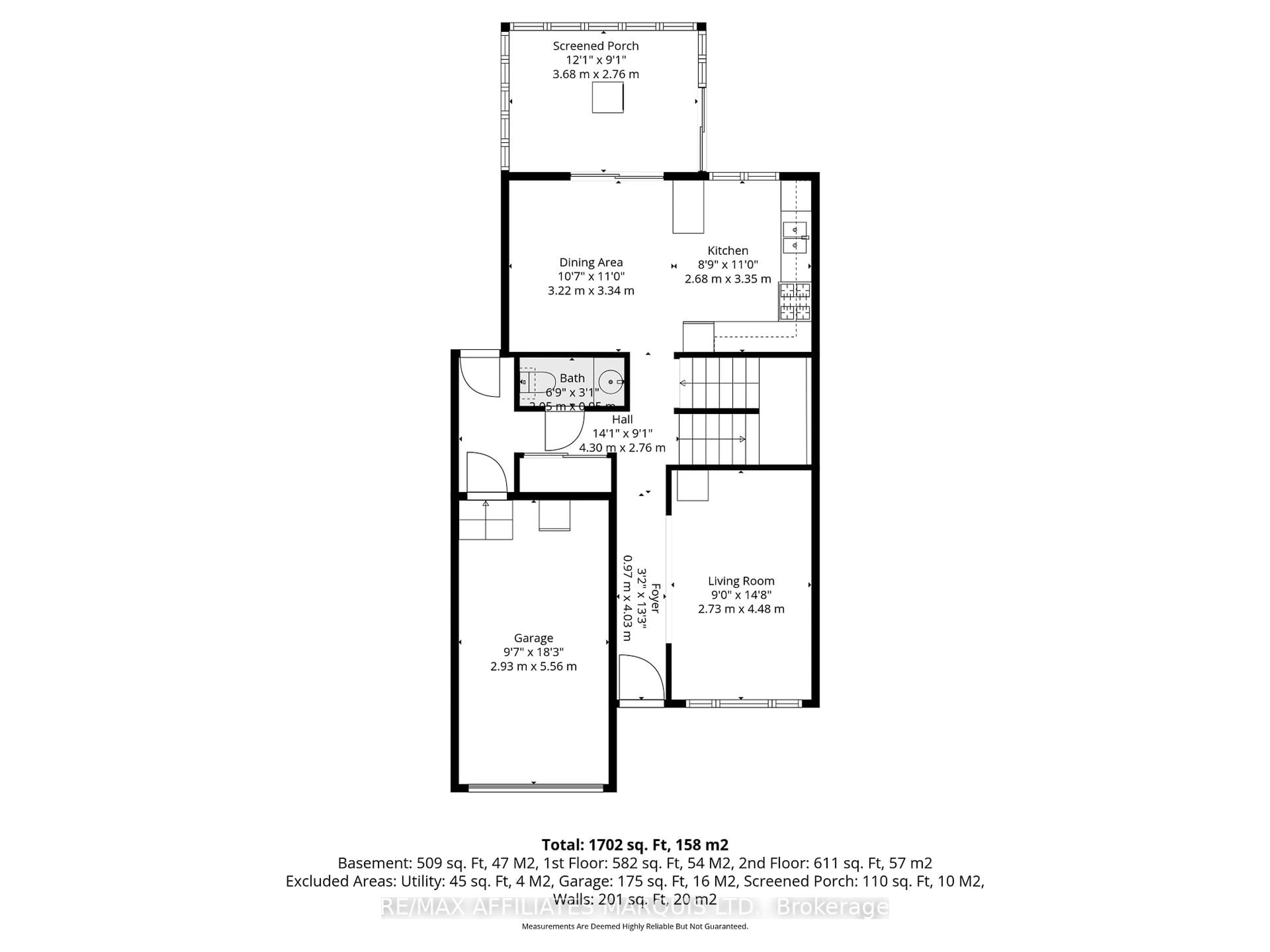 Floor plan for 672 Champlain Dr, Cornwall Ontario K6H 6P2