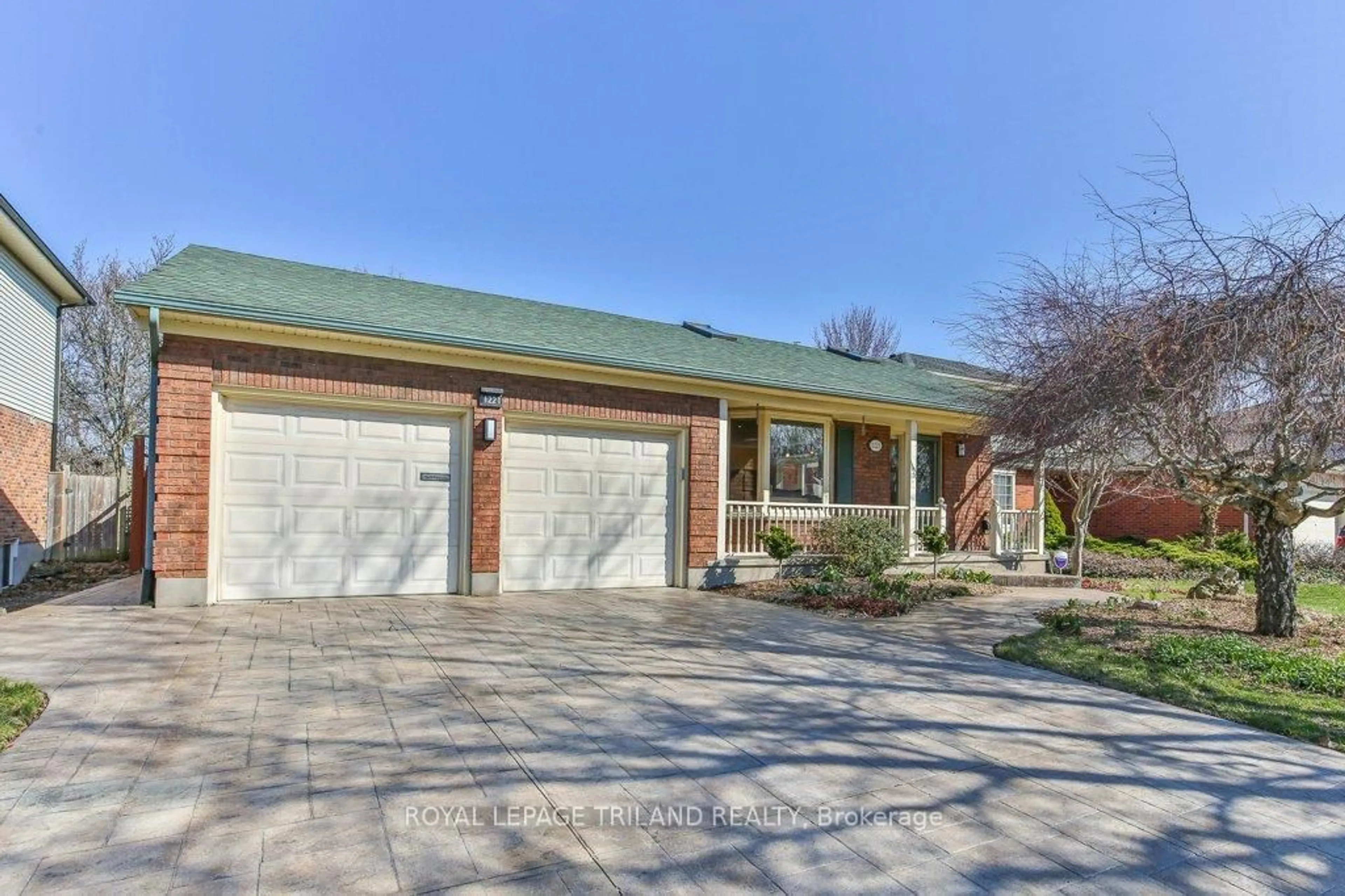 Home with brick exterior material, street for 1221 GLENORA Dr, London North Ontario N5X 2P6