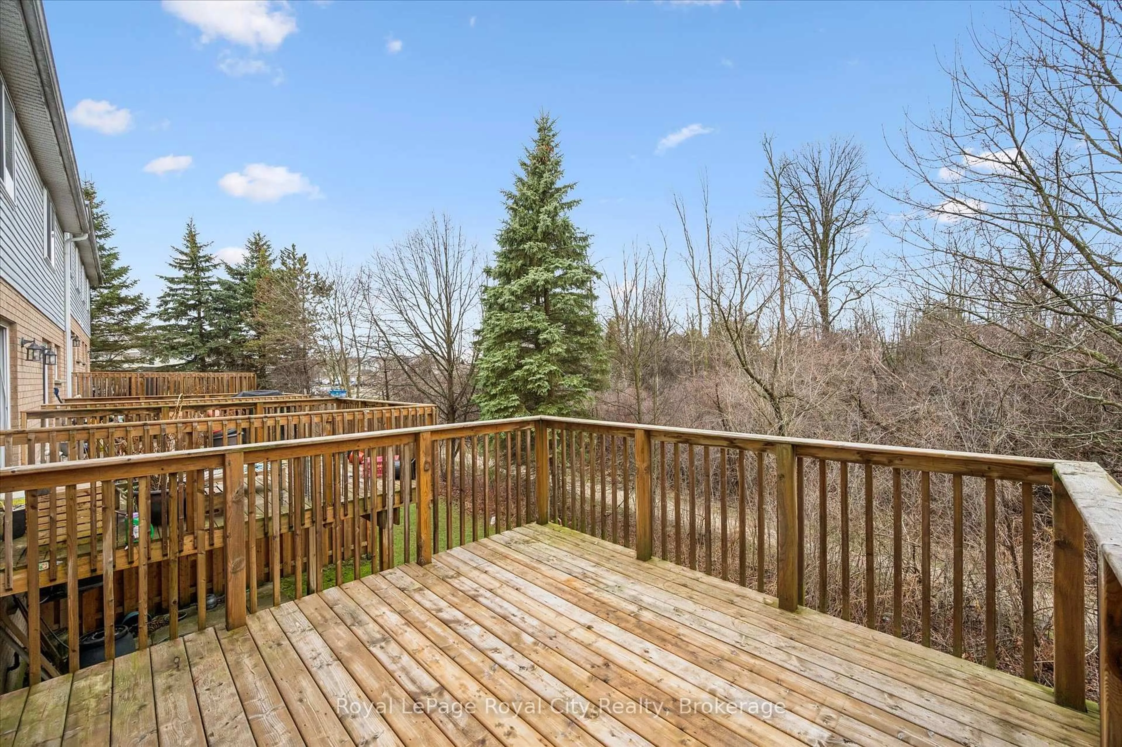 Patio, forest/trees view for 426 Grange Rd #26, Guelph Ontario N1E 7E4