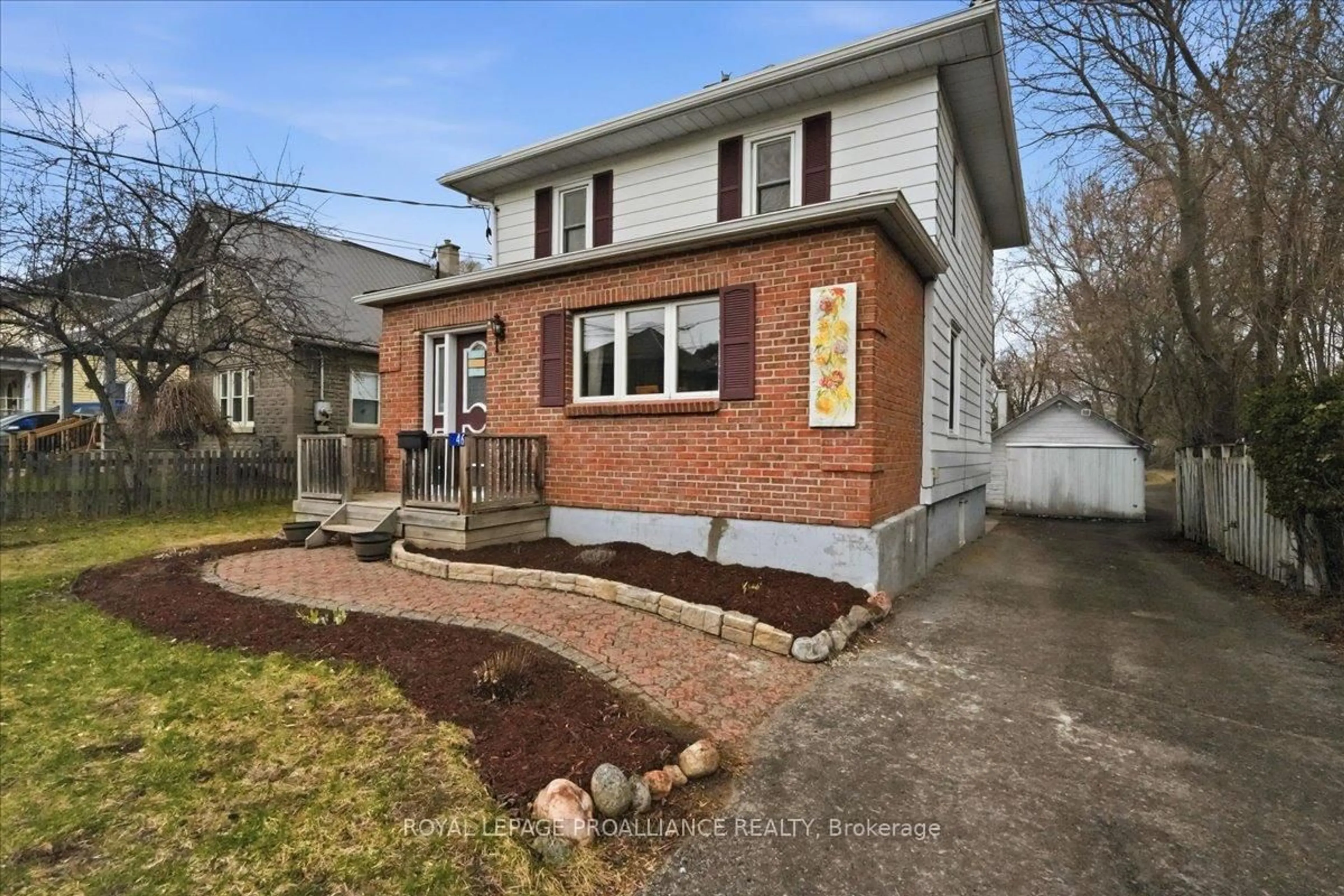Home with brick exterior material, street for 46 Victoria St, Hastings Ontario K0K 2C0