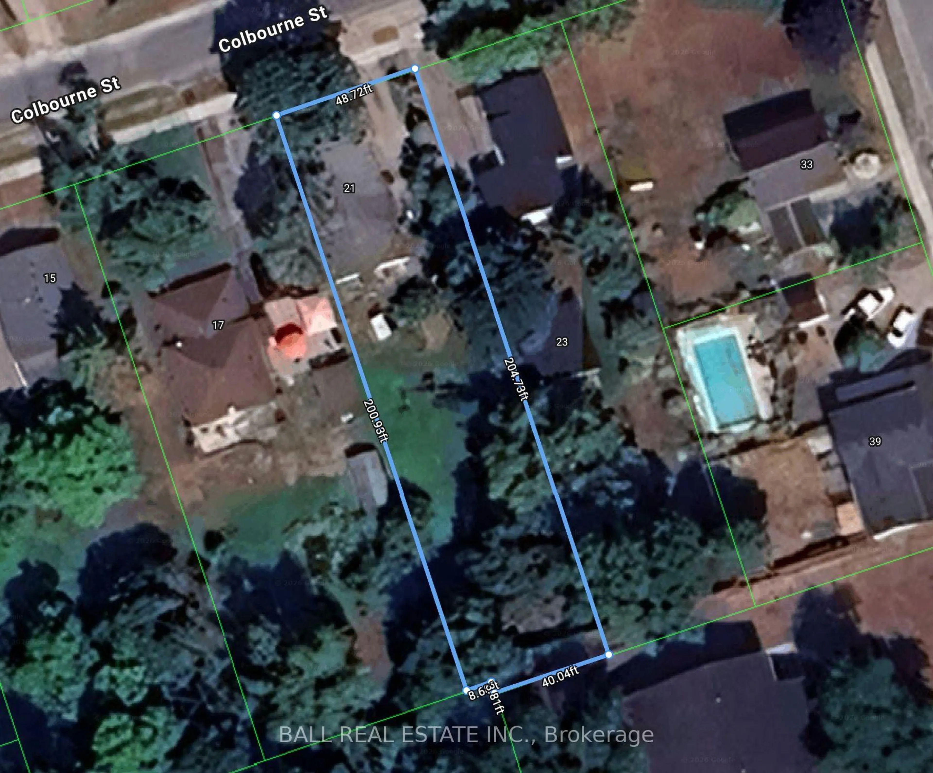 A pic from outside/outdoor area/front of a property/back of a property/a pic from drone, street for 21 Colbourne St, Selwyn Ontario K0L 2H0