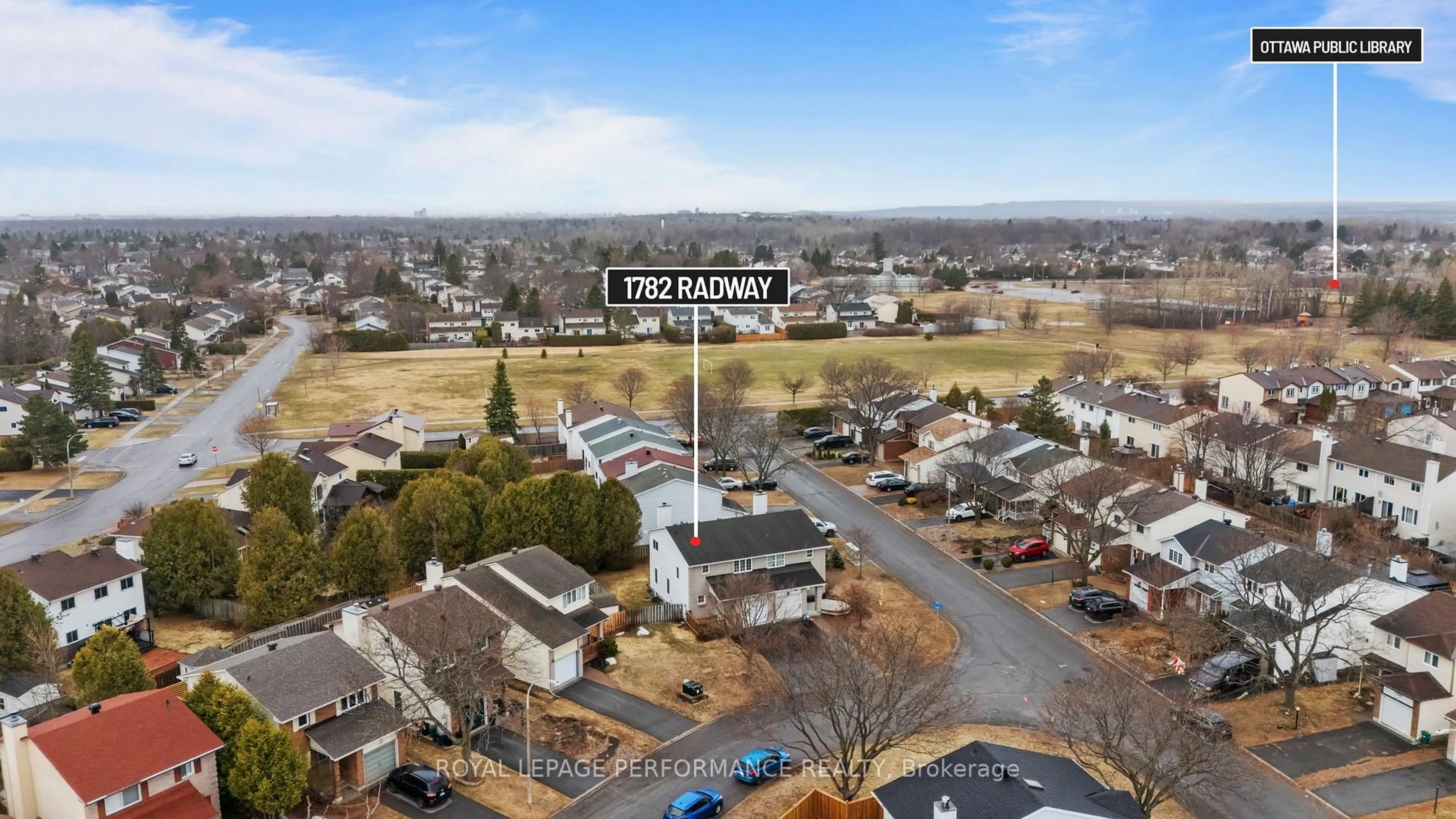 A pic from outside/outdoor area/front of a property/back of a property/a pic from drone, mountain view for 1782 Radway Terr, Orleans Ontario K1C 5K2