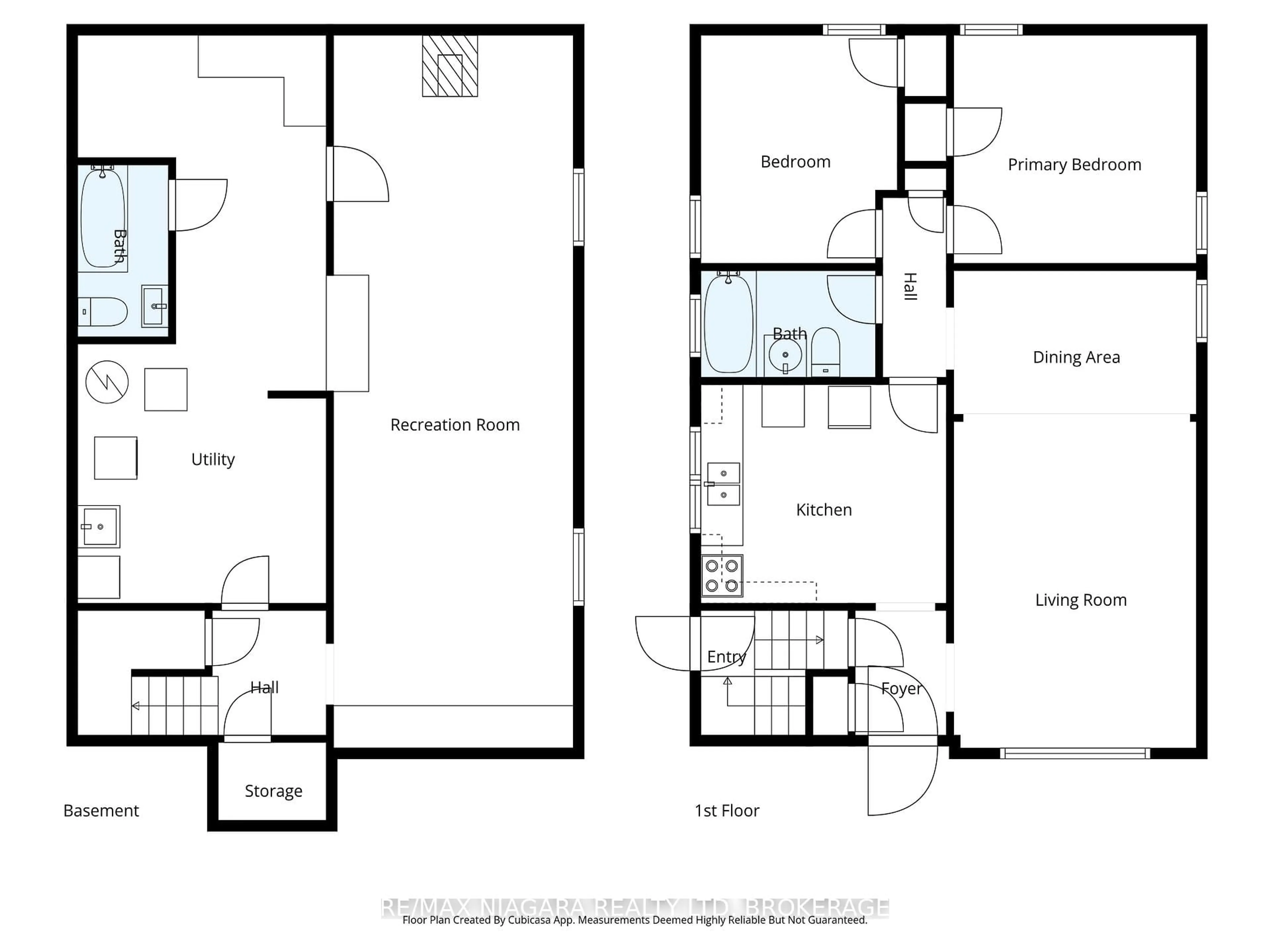 Floor plan for 6469 Barker St, Niagara Falls Ontario L2G 1Y6