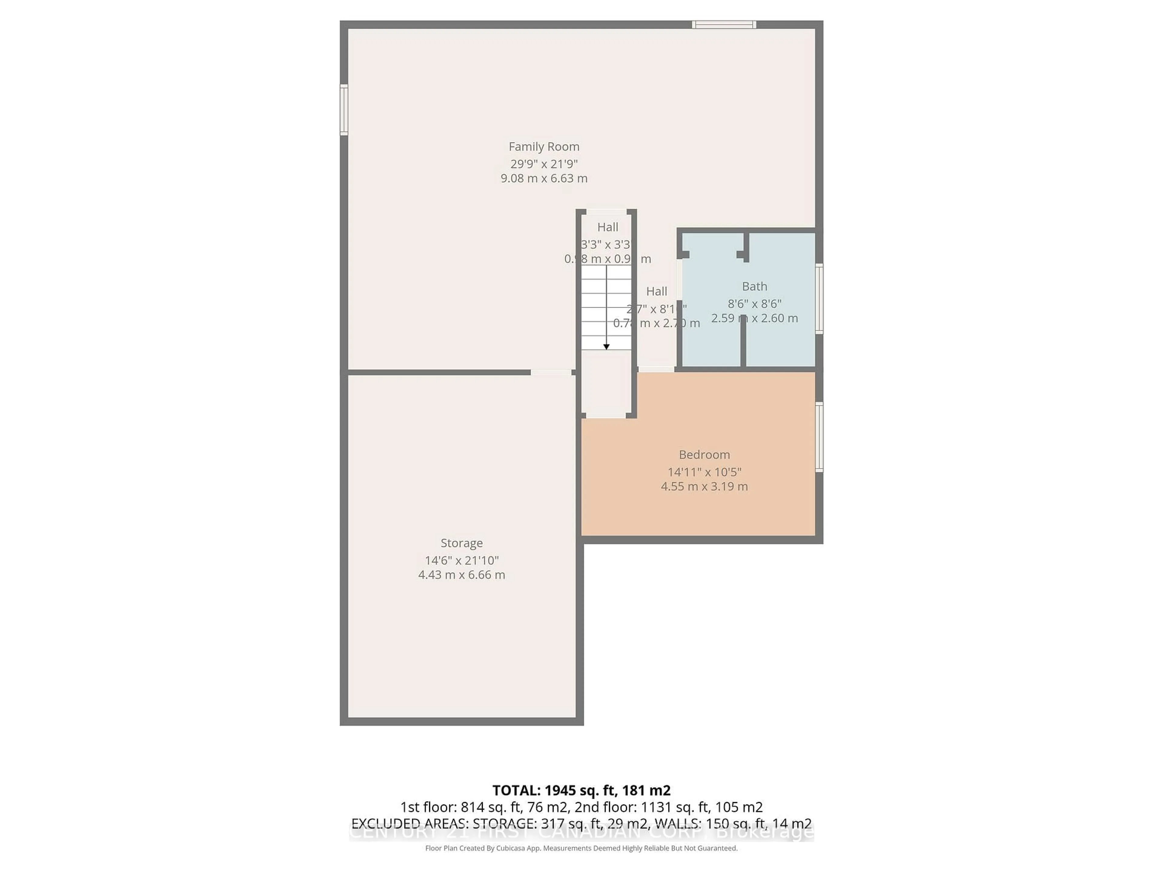 Floor plan for 41 Ambrosia Path, St. Thomas Ontario N5R 0J8