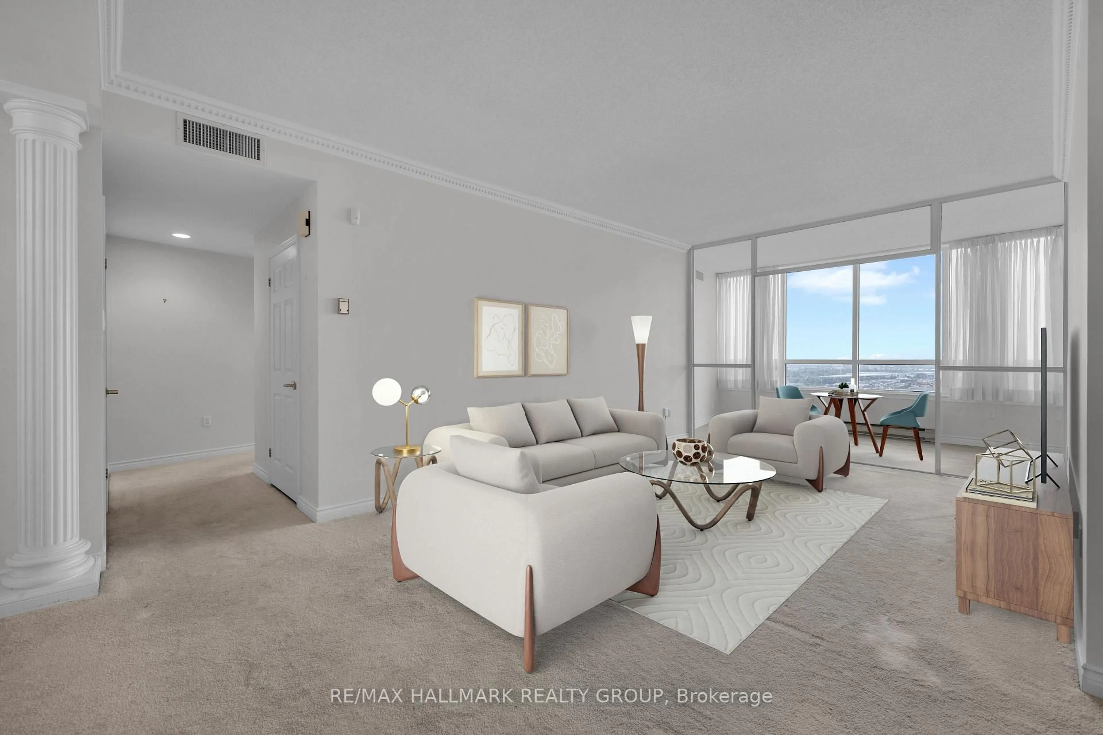 Living room with furniture, unknown for 1480 Riverside Dr #2204, Ottawa Ontario K1G 5H2