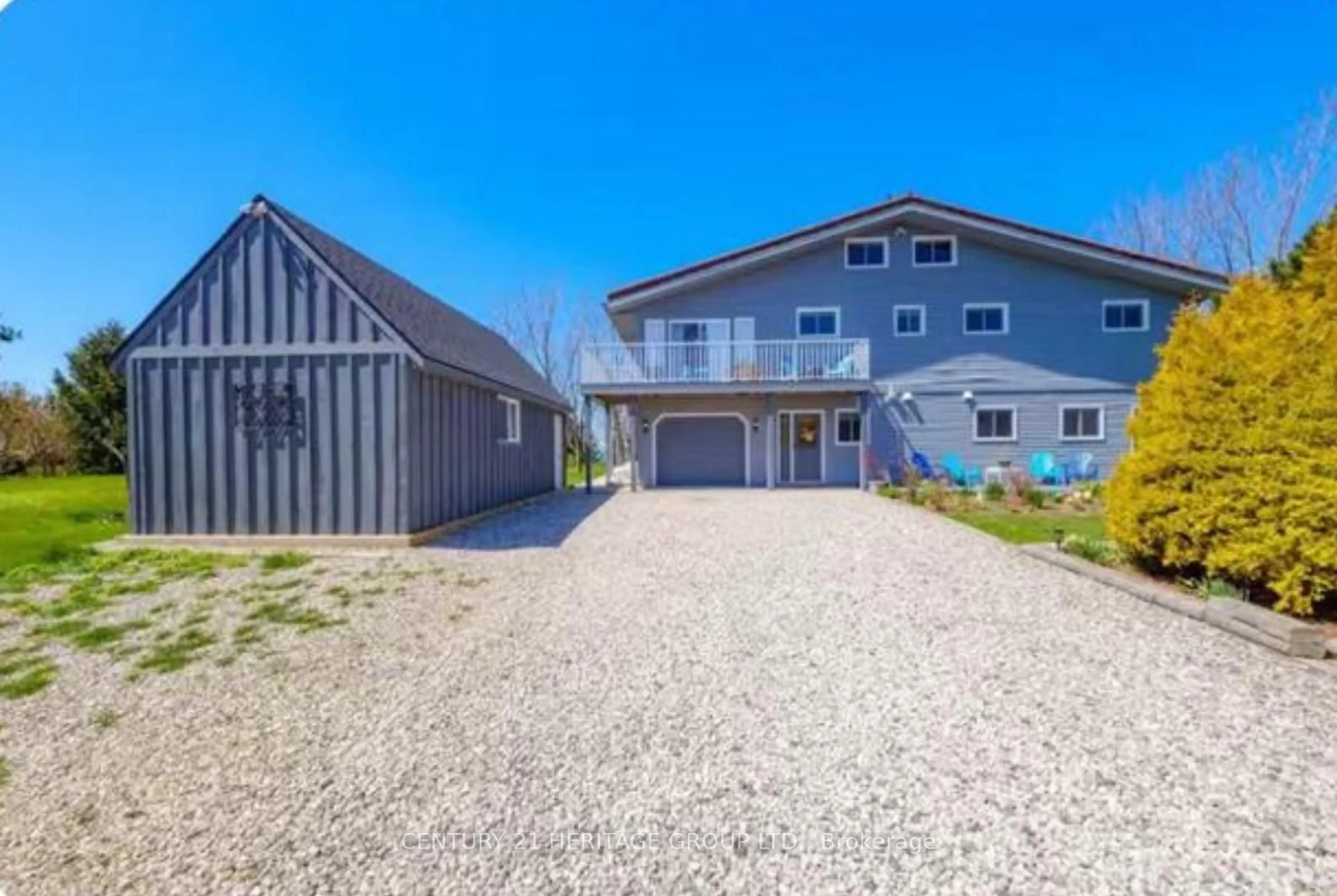 A pic from outside/outdoor area/front of a property/back of a property/a pic from drone, unknown for 85493 McDonald Lane, Ashfield-Colborne-Wawanosh Ontario N7A 3X9