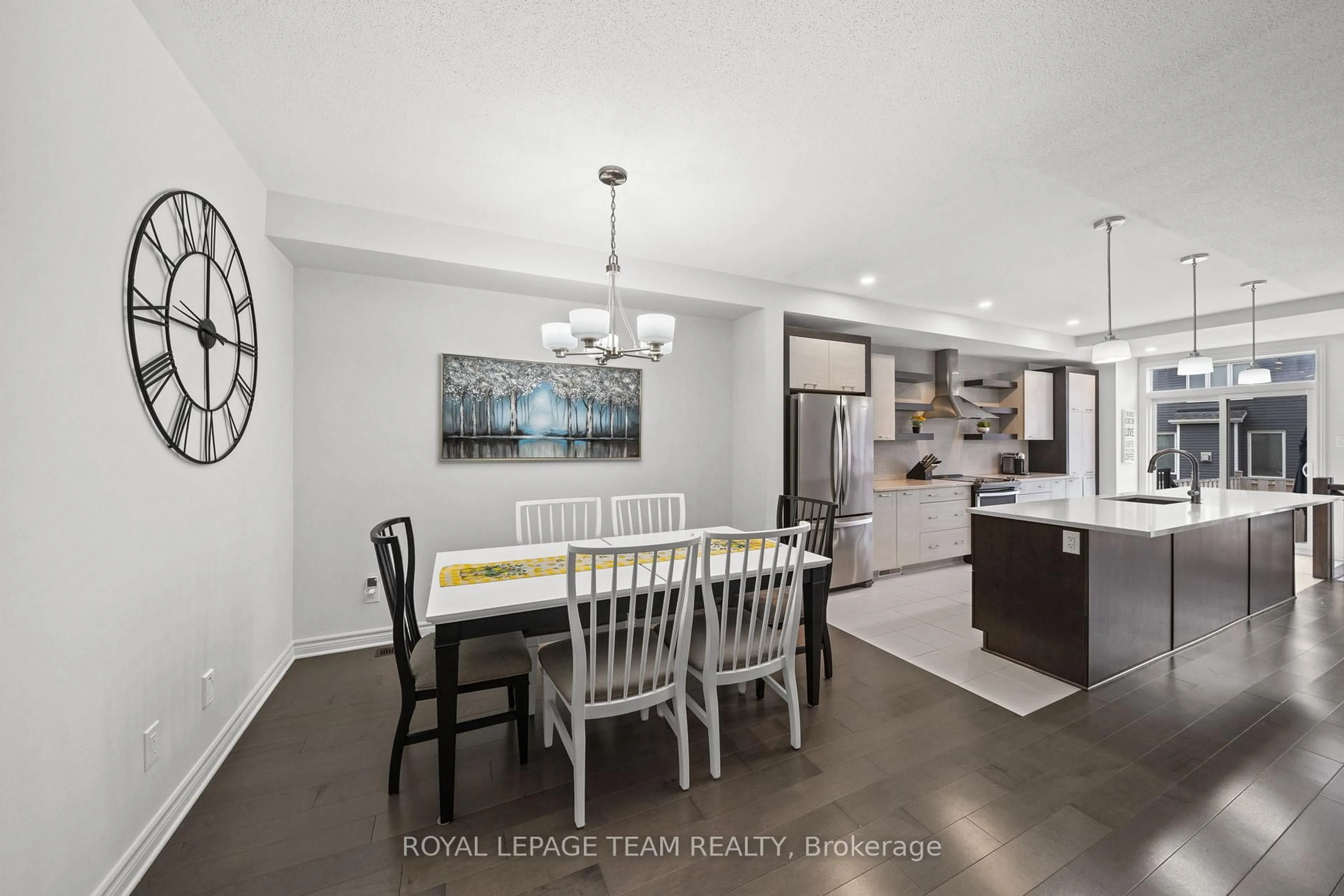 Dining room, ceramic/tile floor for 1160 Beckett Cres, Ottawa Ontario K2S 0Z2