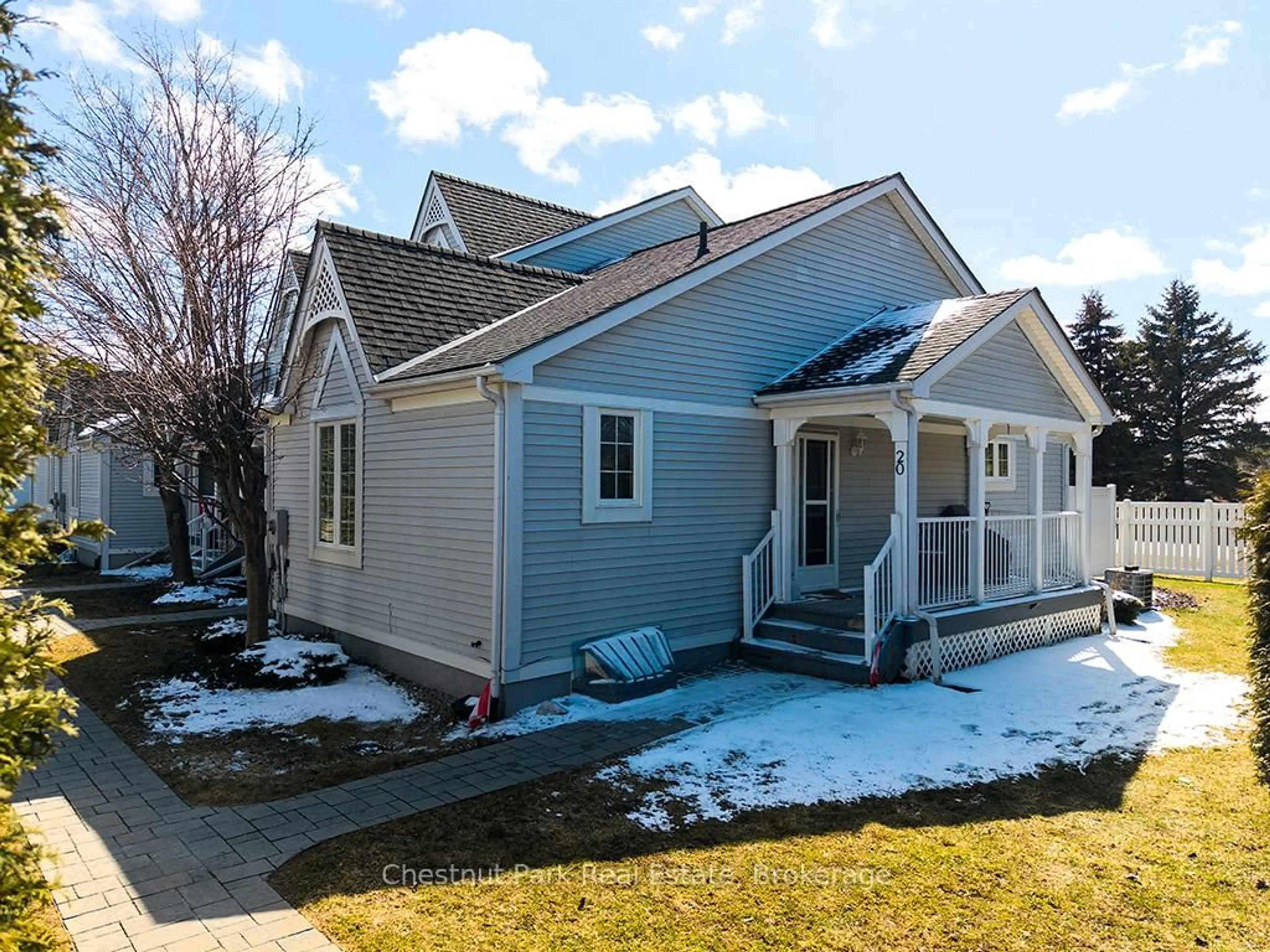 Home with vinyl exterior material, street for 83 Victoria St #20, Meaford Ontario N4L 1R4