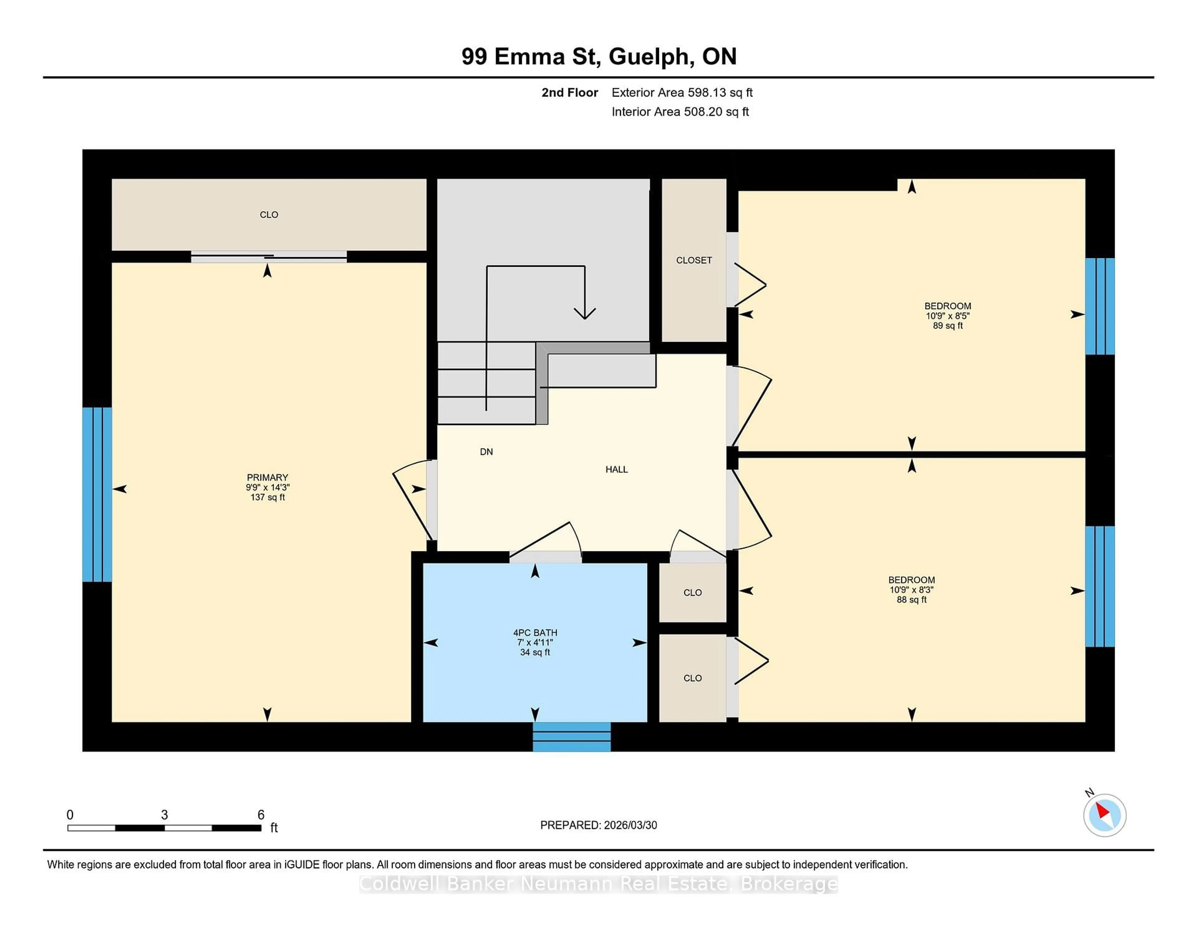 Floor plan for 99 Emma St, Guelph Ontario N1E 1V1