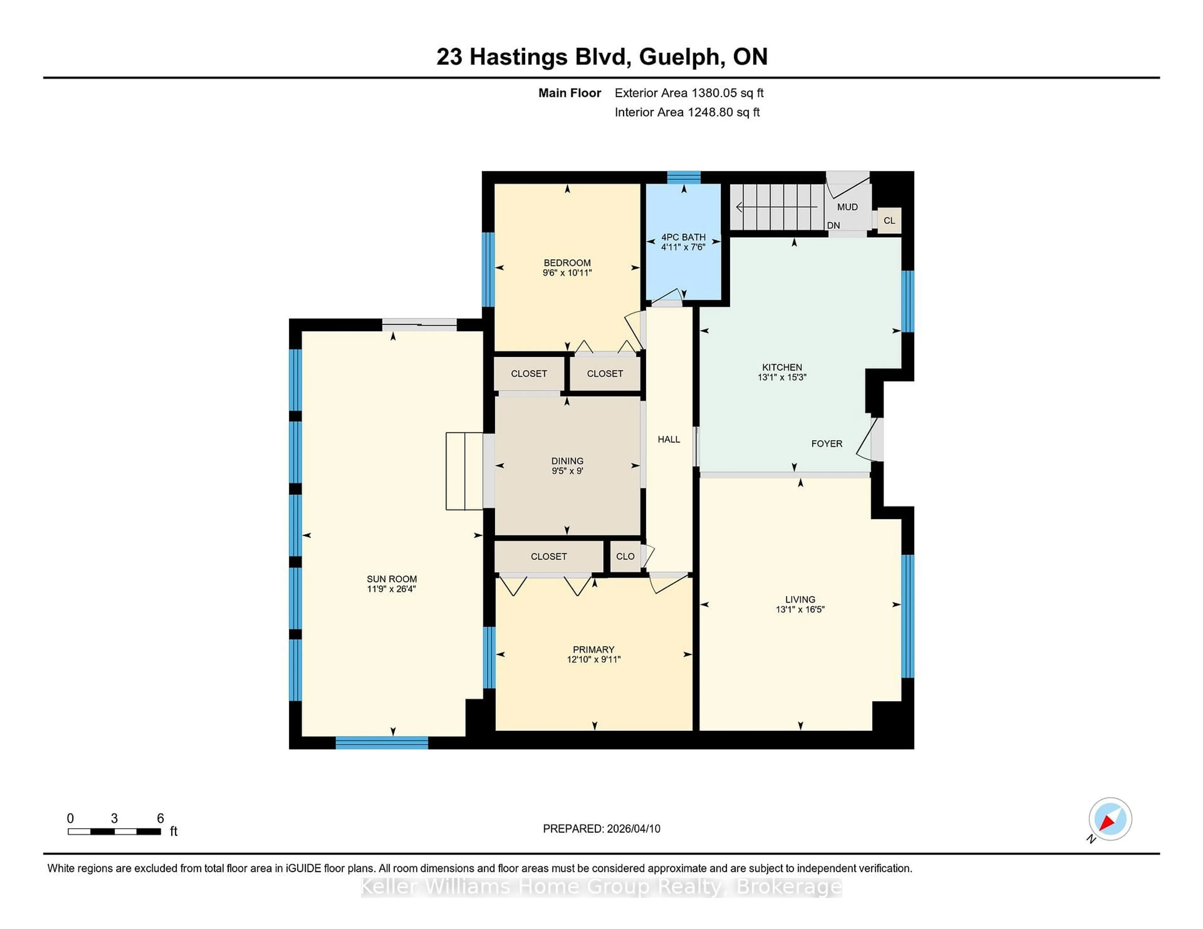 Floor plan for 23 Hastings Blvd, Guelph Ontario N1E 4G3