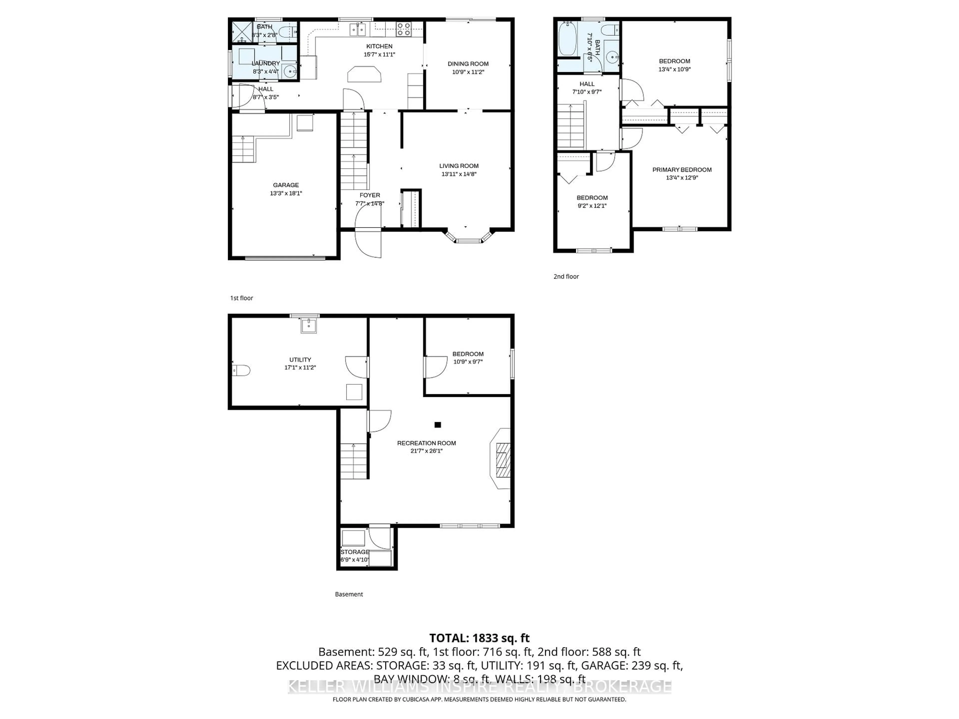 Floor plan for 4 Terraceview Rd, Kingston Ontario K7K 6T1