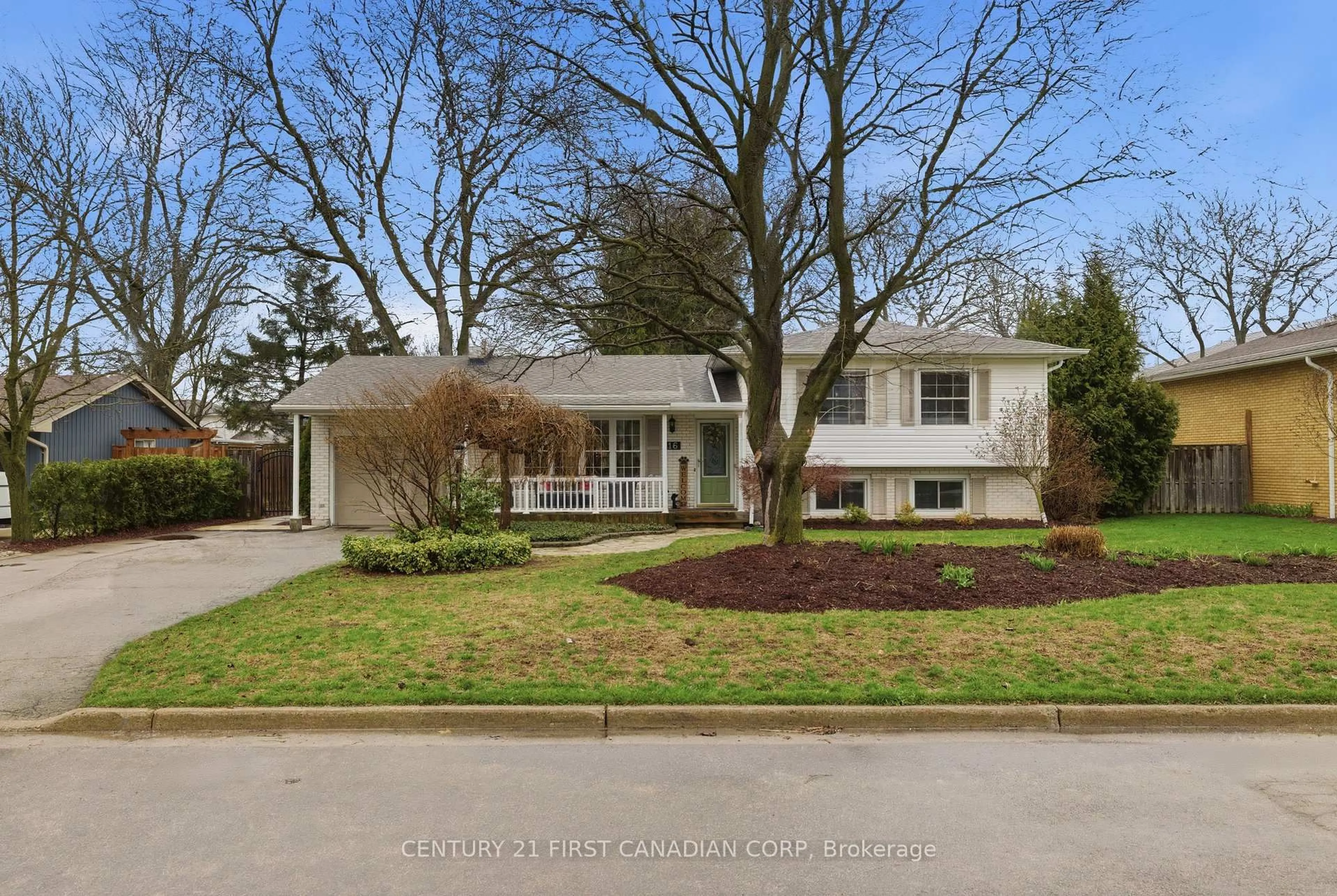 Home with brick exterior material, street for 16 Gustin Ave, London South Ontario N6P 1C2