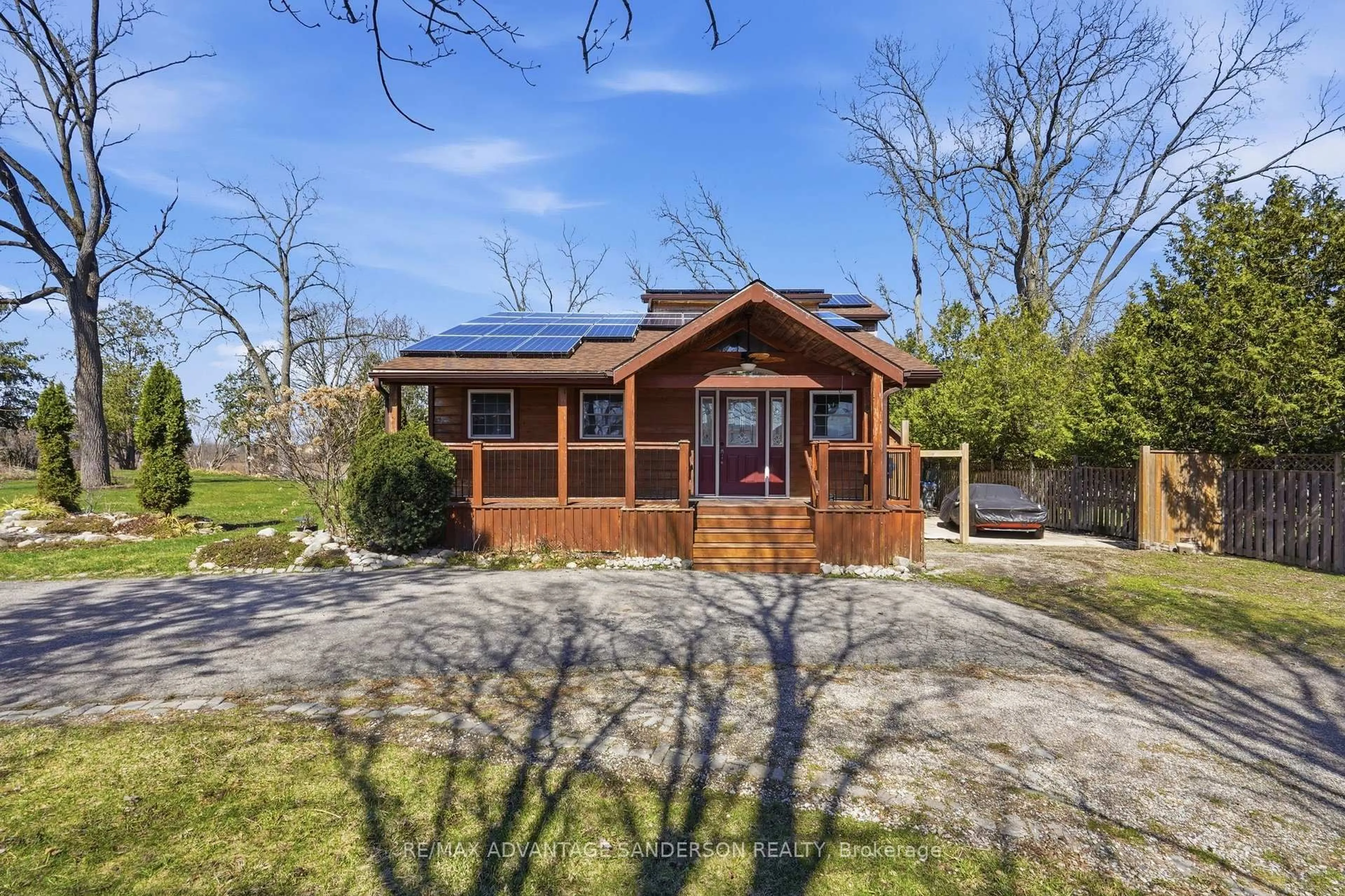 A pic from outside/outdoor area/front of a property/back of a property/a pic from drone, street for 22476 Coldstream Rd, Middlesex Centre Ontario N0L 1R0