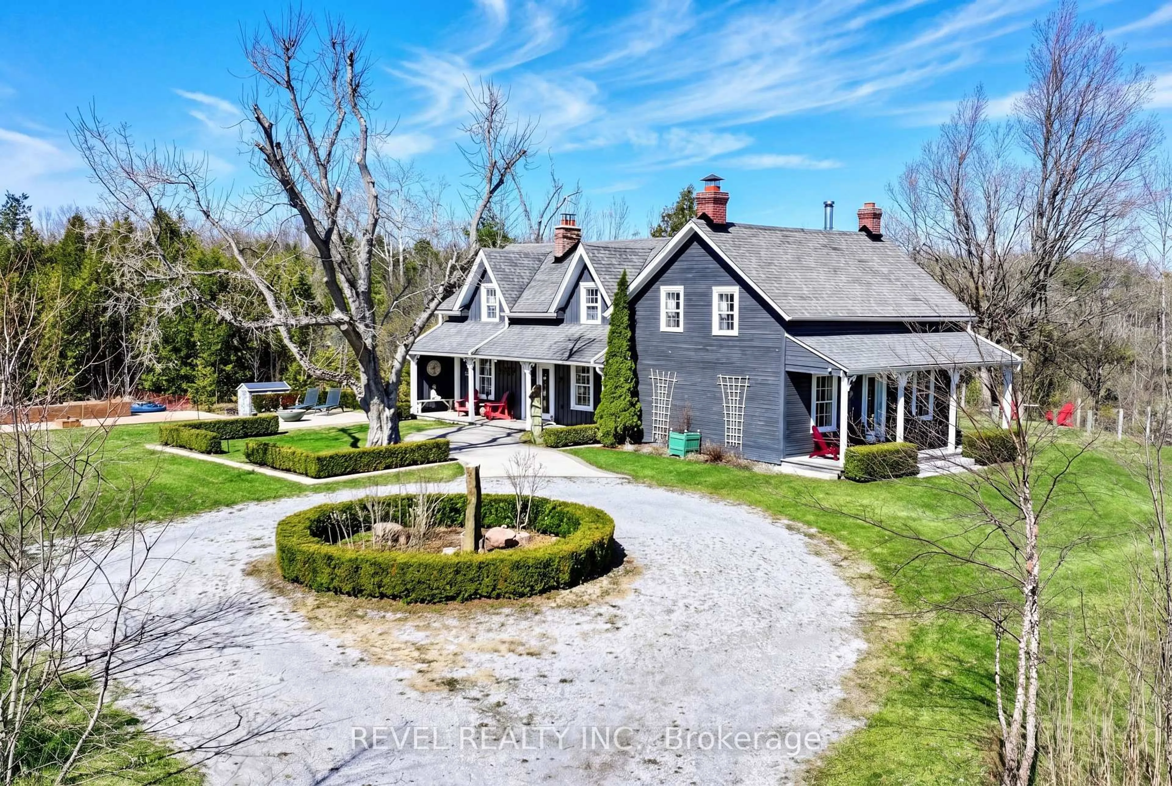 A pic from outside/outdoor area/front of a property/back of a property/a pic from drone, street for 291 County Rd 30, Kawartha Lakes Ontario K0M 1L0