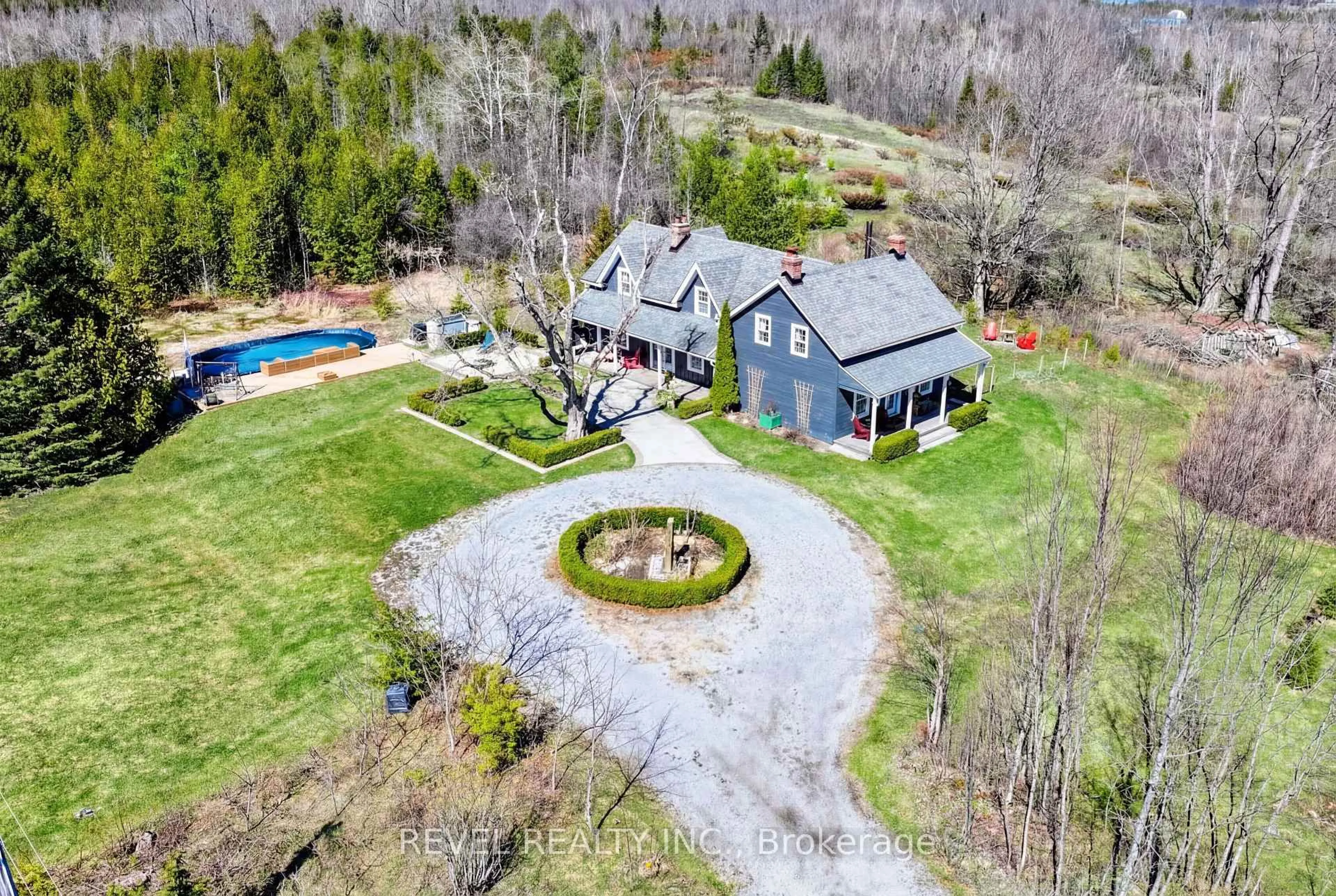A pic from outside/outdoor area/front of a property/back of a property/a pic from drone, water/lake/river/ocean view for 291 County Rd 30, Kawartha Lakes Ontario K0M 1L0