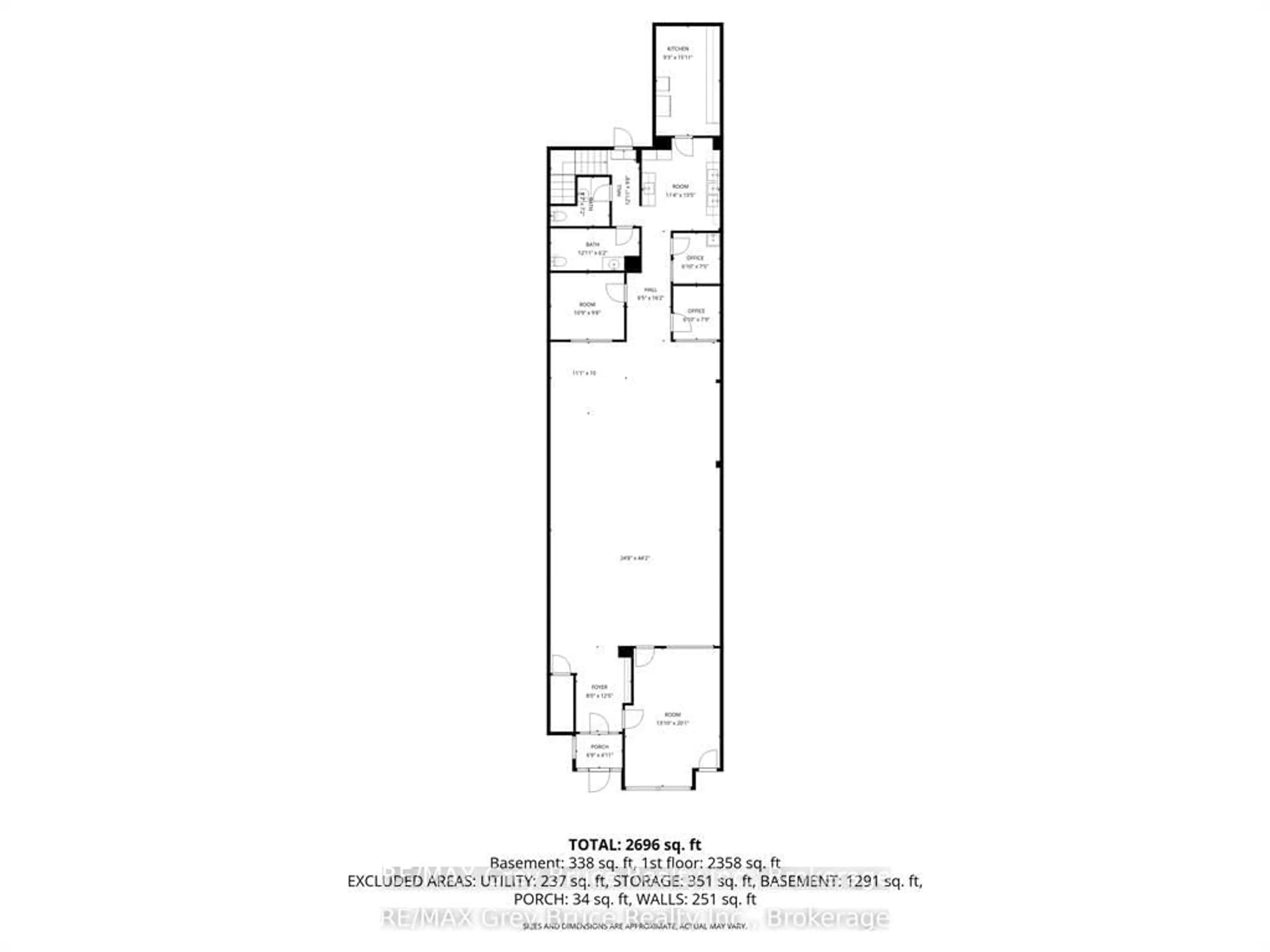 Floor plan for 827 2nd Ave, Owen Sound Ontario N4K 2H2