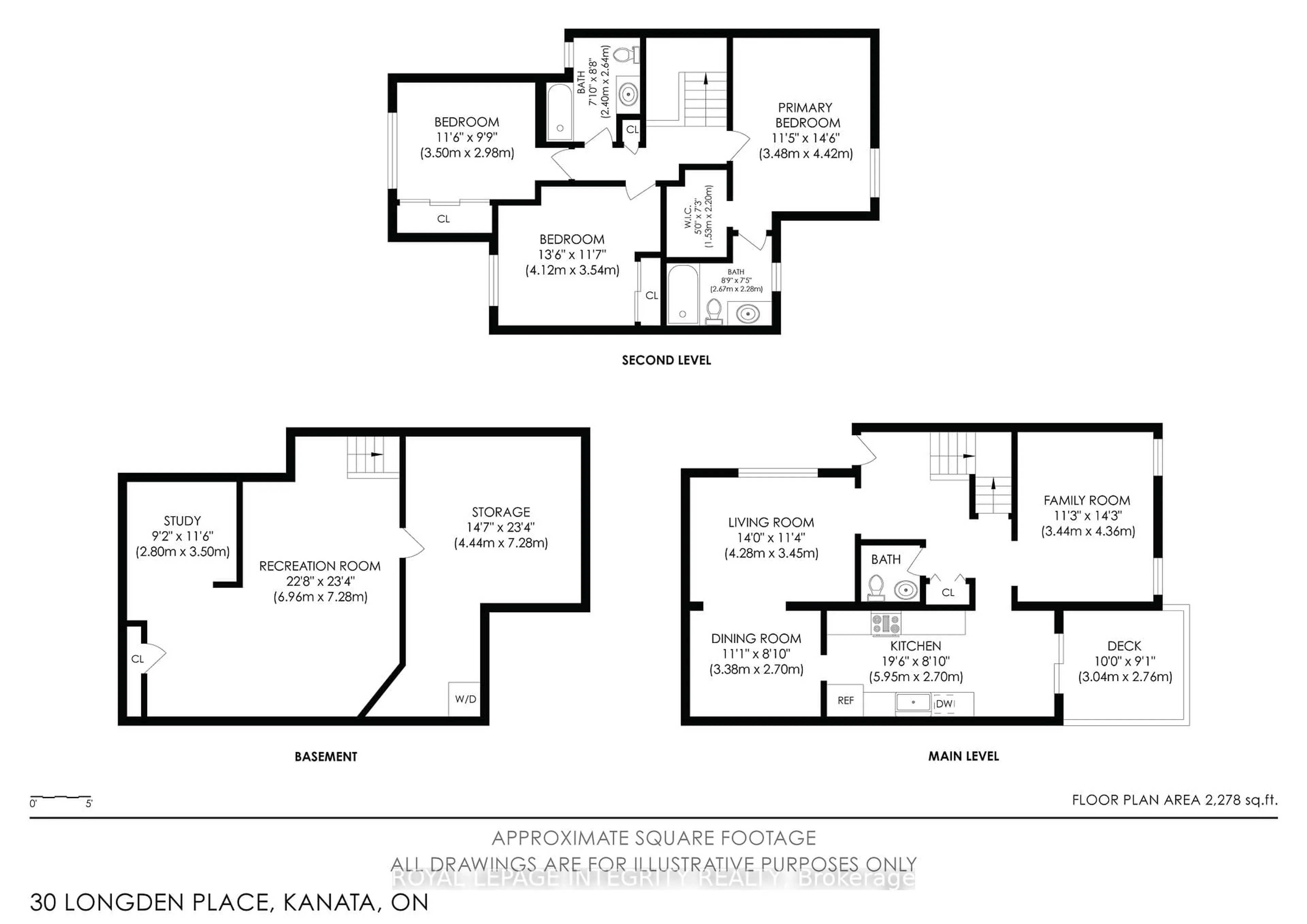 Floor plan for 30 Longden Pl, Ottawa Ontario K2M 1V2