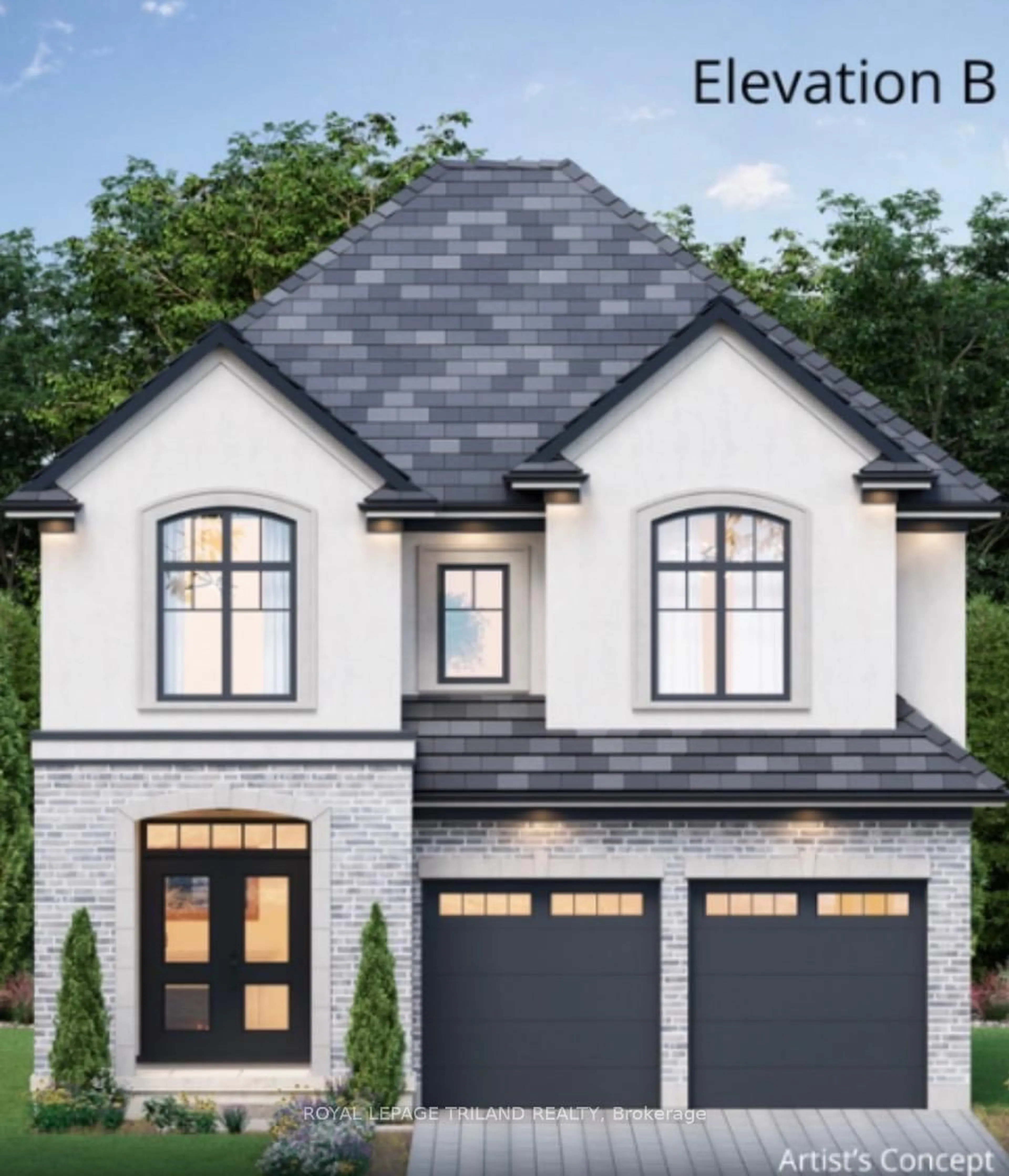 Home with vinyl exterior material, street for 6803 Heathwoods Ave, London South Ontario N6P 0M2