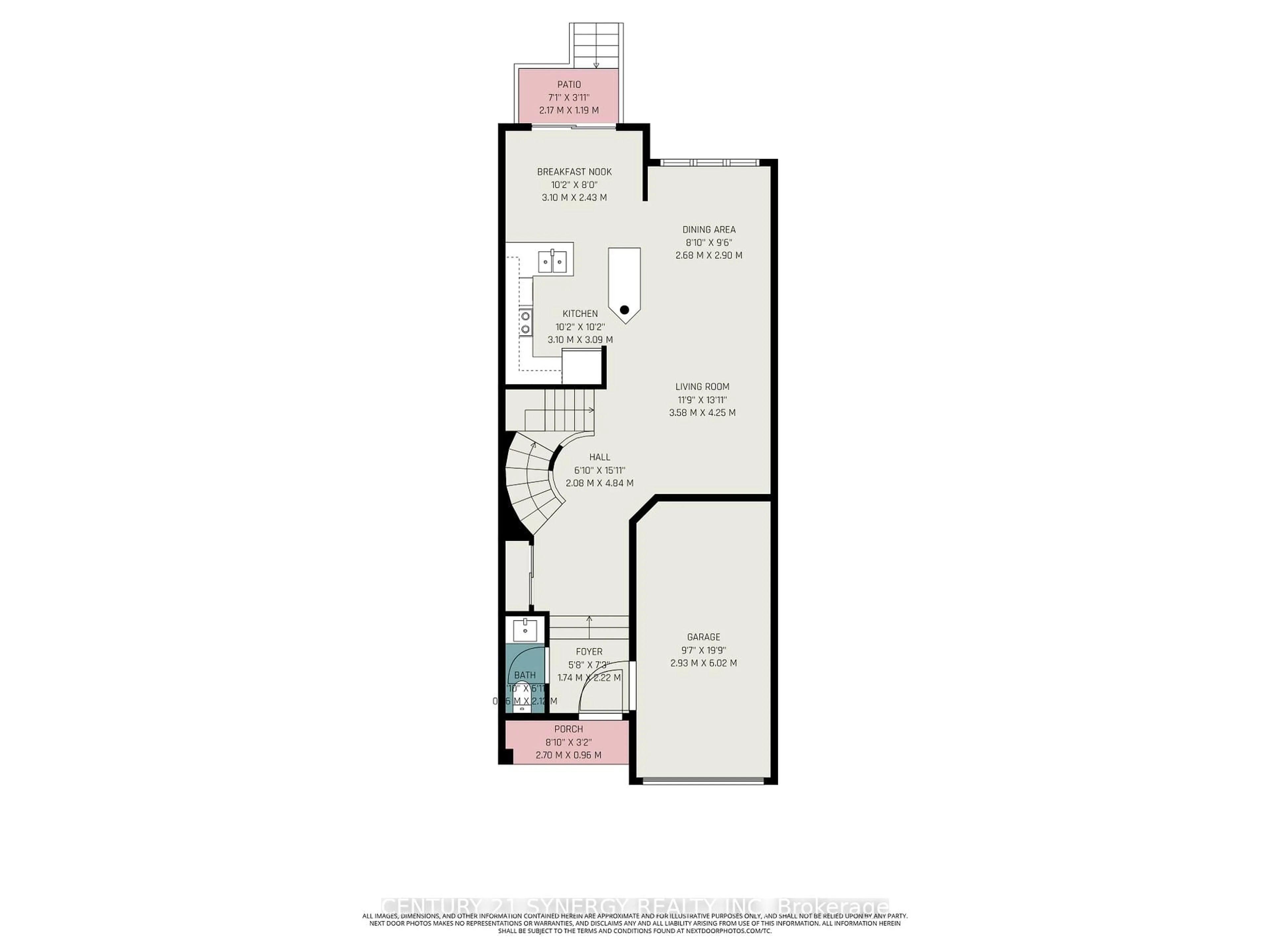 Floor plan for 114 Silvermoon Cres, Ottawa Ontario K4A 0P9