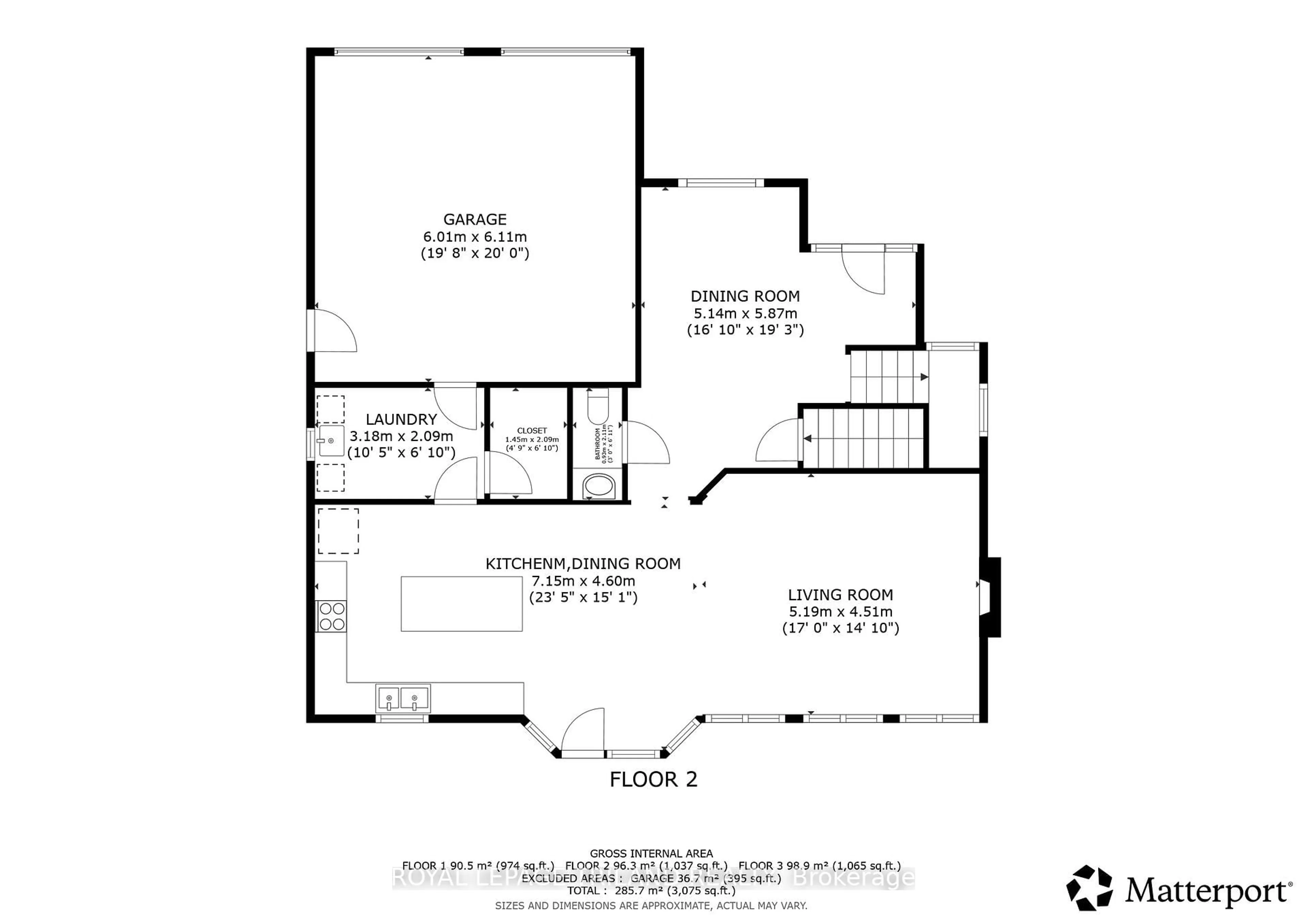 Floor plan for 3208 Morgan Ave, London South Ontario N6L 0B8