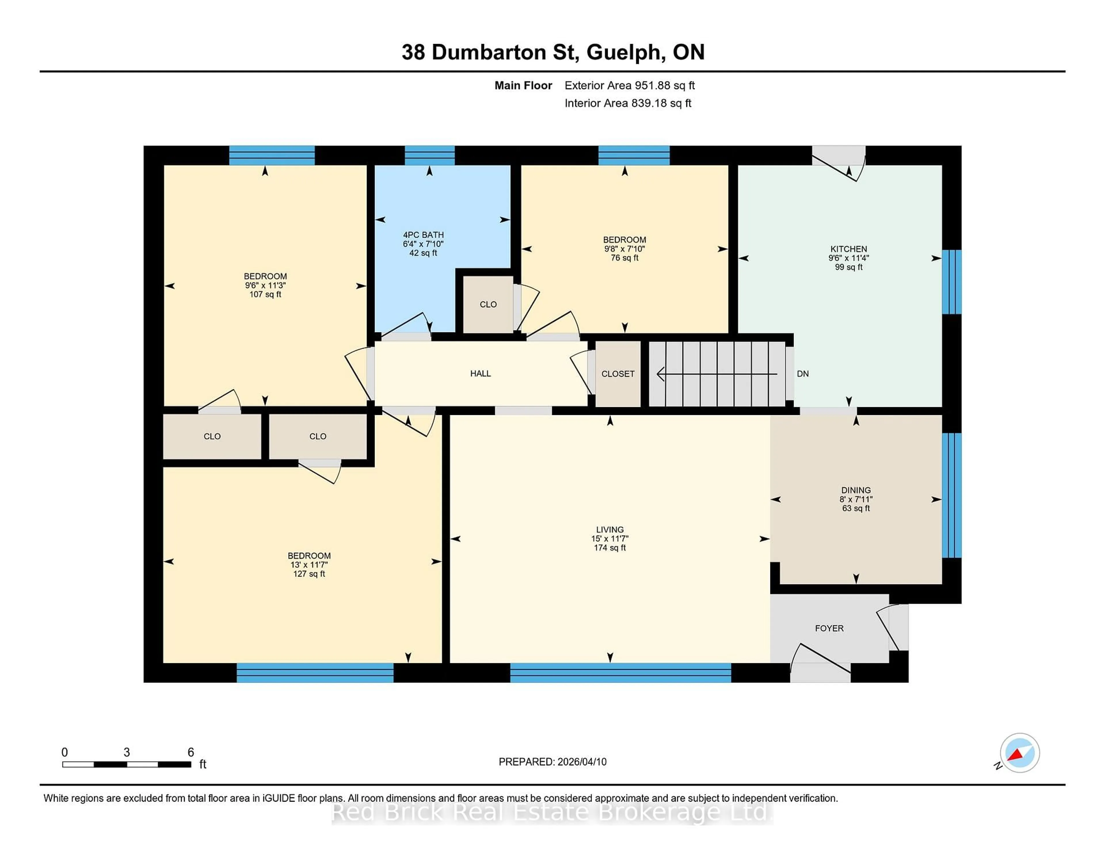 Floor plan for 38 Dumbarton St, Guelph Ontario N1E 3T3