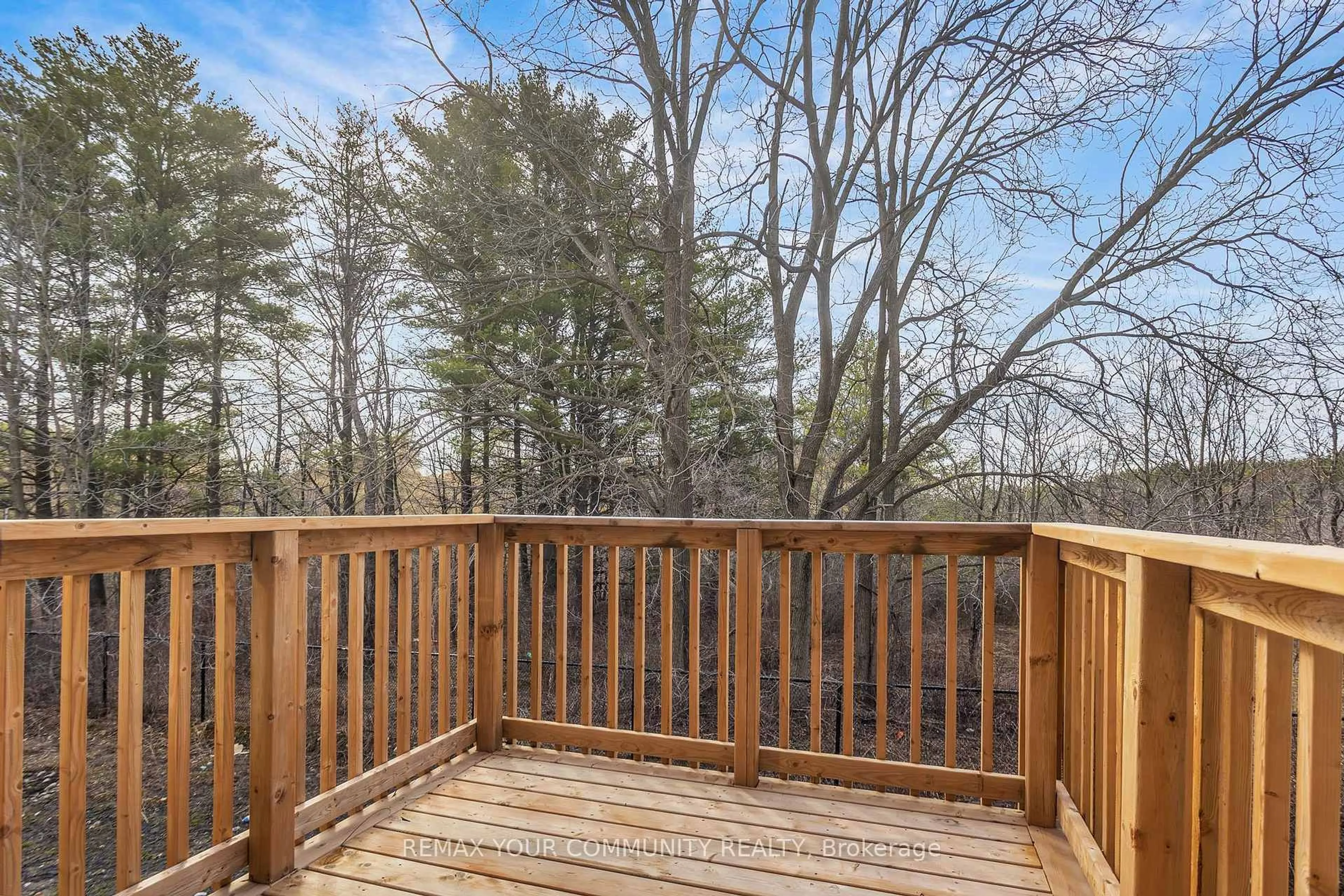 Patio, forest/trees view for 353 Somme St, Woodstock Ontario N4T 0K3