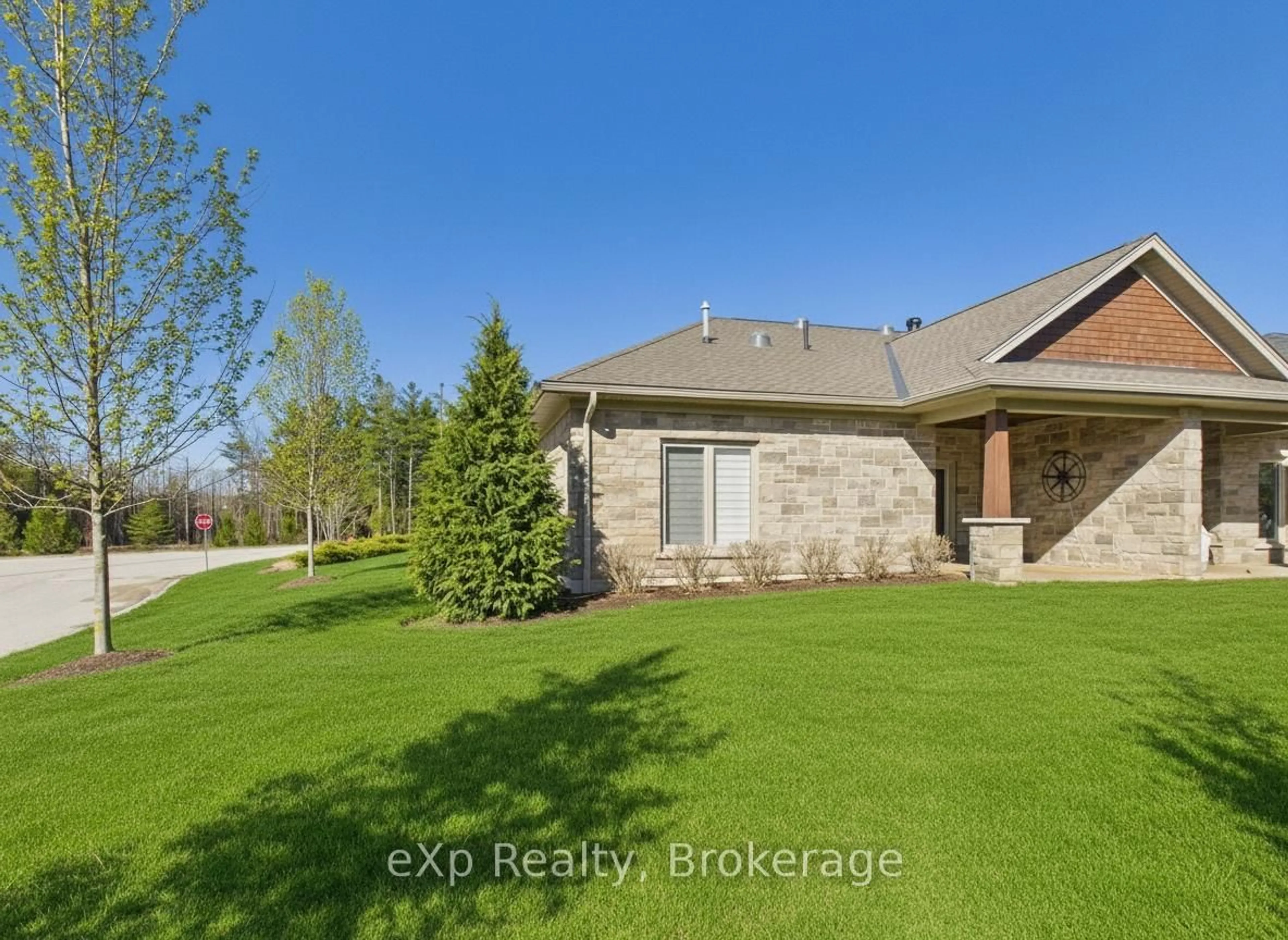 A pic from outside/outdoor area/front of a property/back of a property/a pic from drone, water/lake/river/ocean view for 689 - B 25th Ave #B, Hanover Ontario N4N 0B7