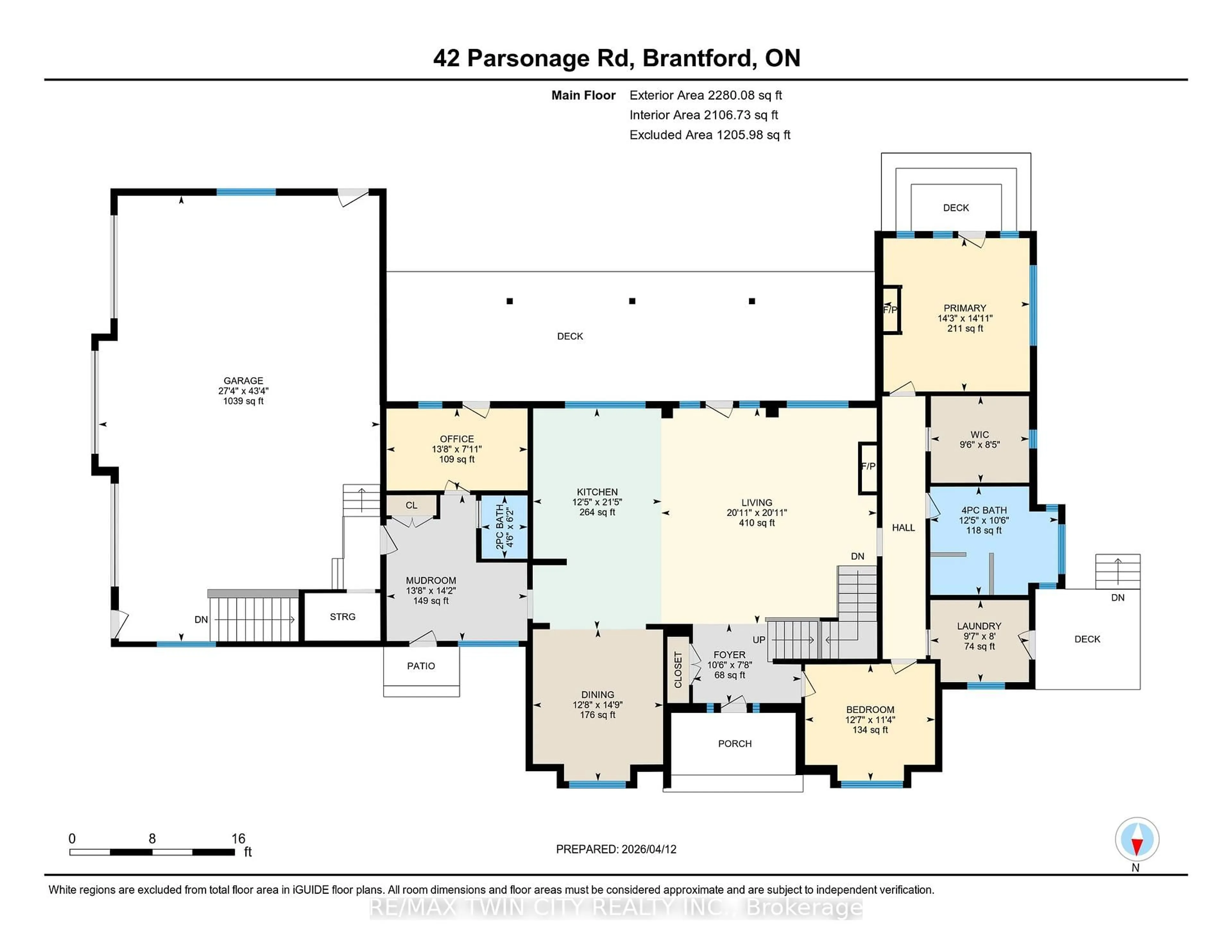 Floor plan for 42 PARSONAGE Rd, Hamilton Ontario N3T 5M1
