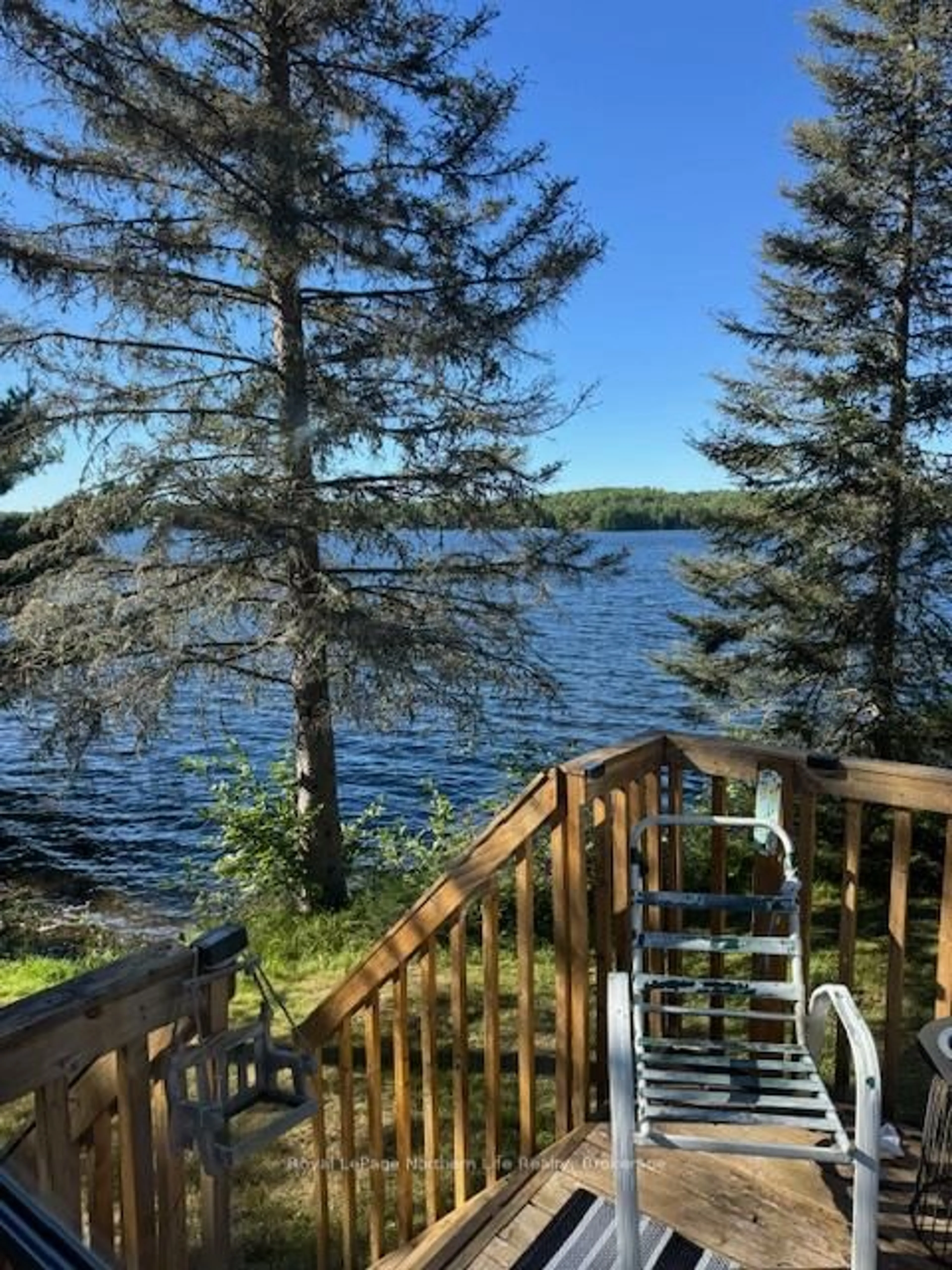 Patio, water/lake/river/ocean view for 61 Guenette Rd, West Nipissing Ontario P0M 2M0