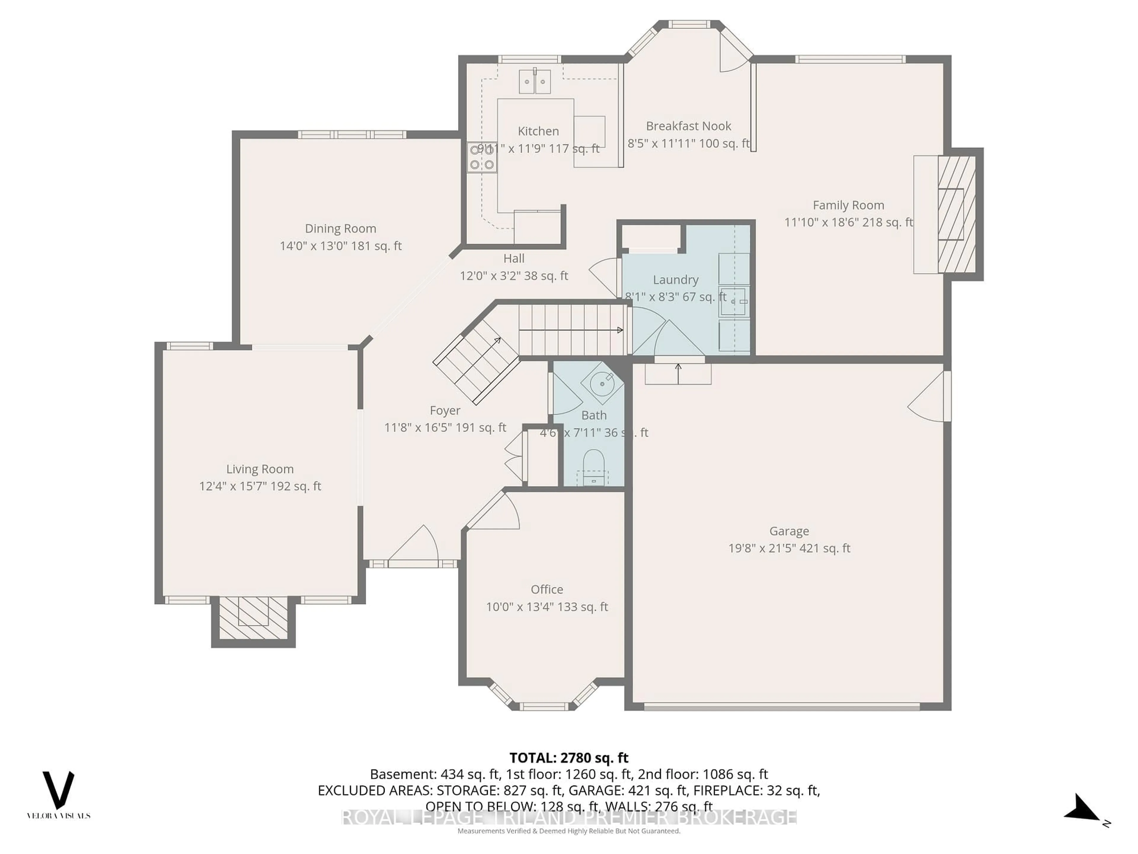 Floor plan for 128 Hartson Rd, London North Ontario N6H 4Z6