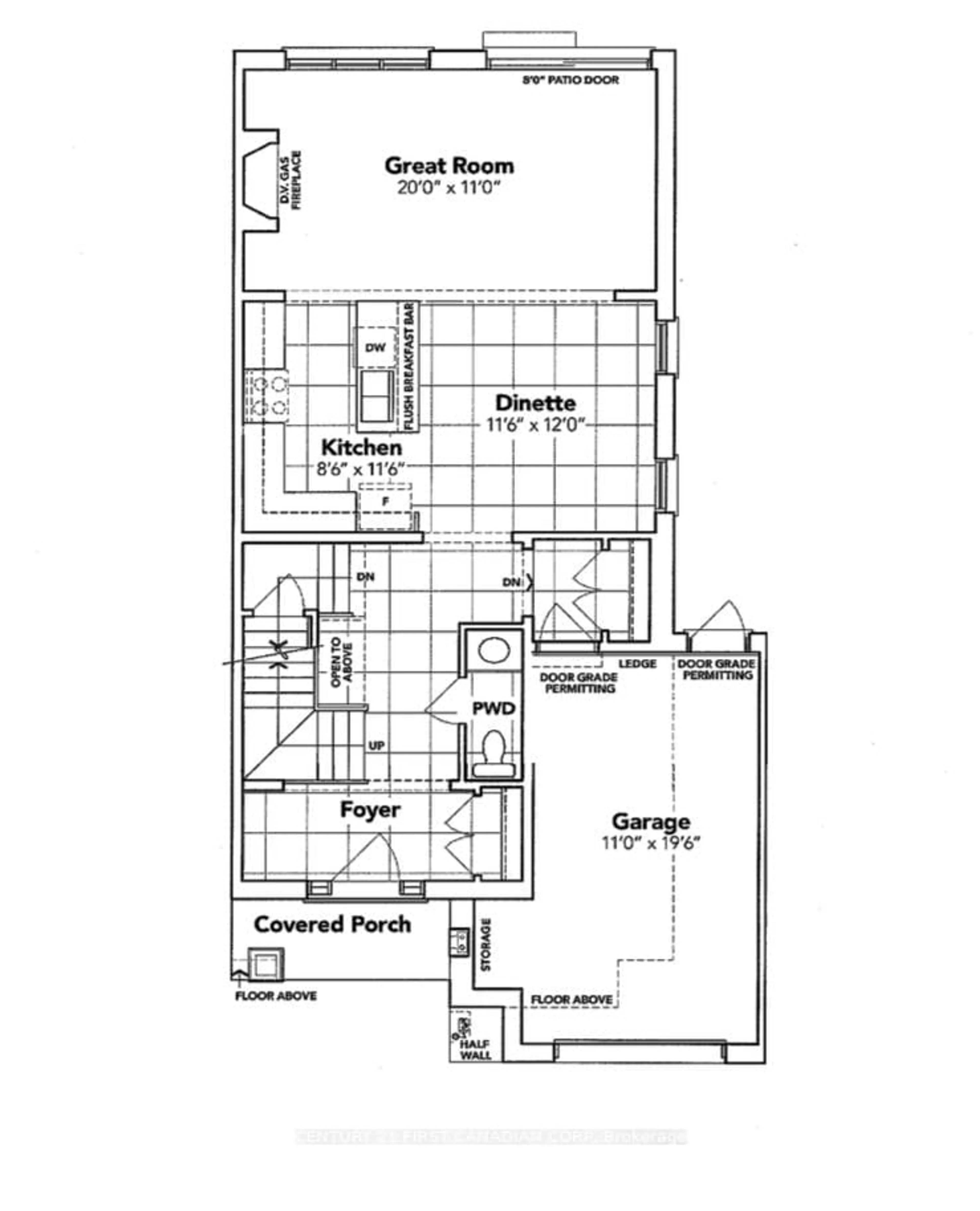 Floor plan for 844 Sobeski Ave, Woodstock Ontario N4T 0P2