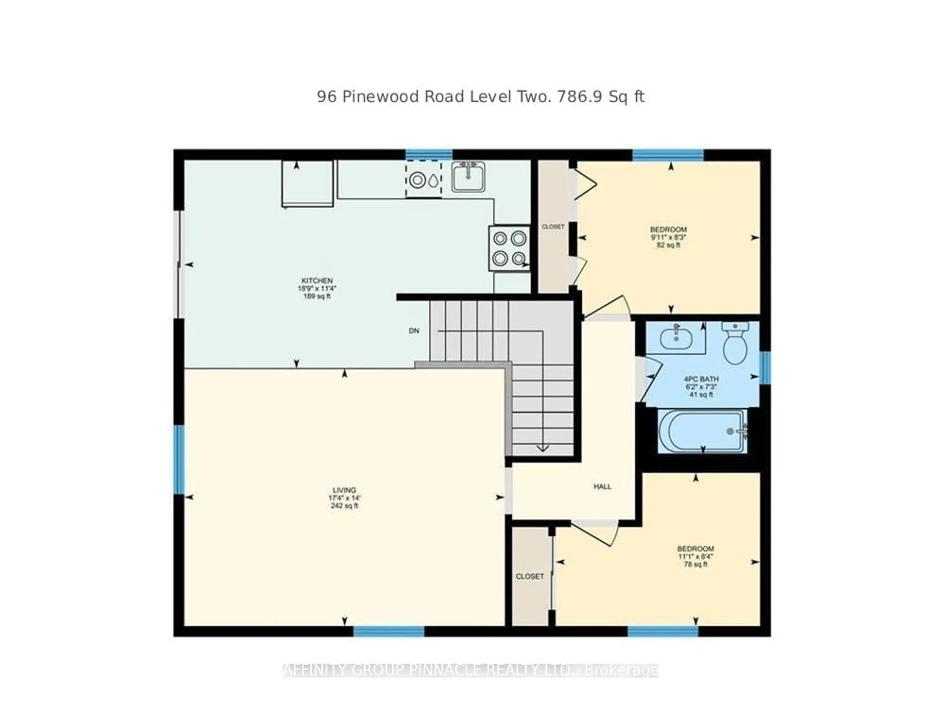 Floor plan for 96 Pinewood Rd, McDougall Ontario P2A 2W7