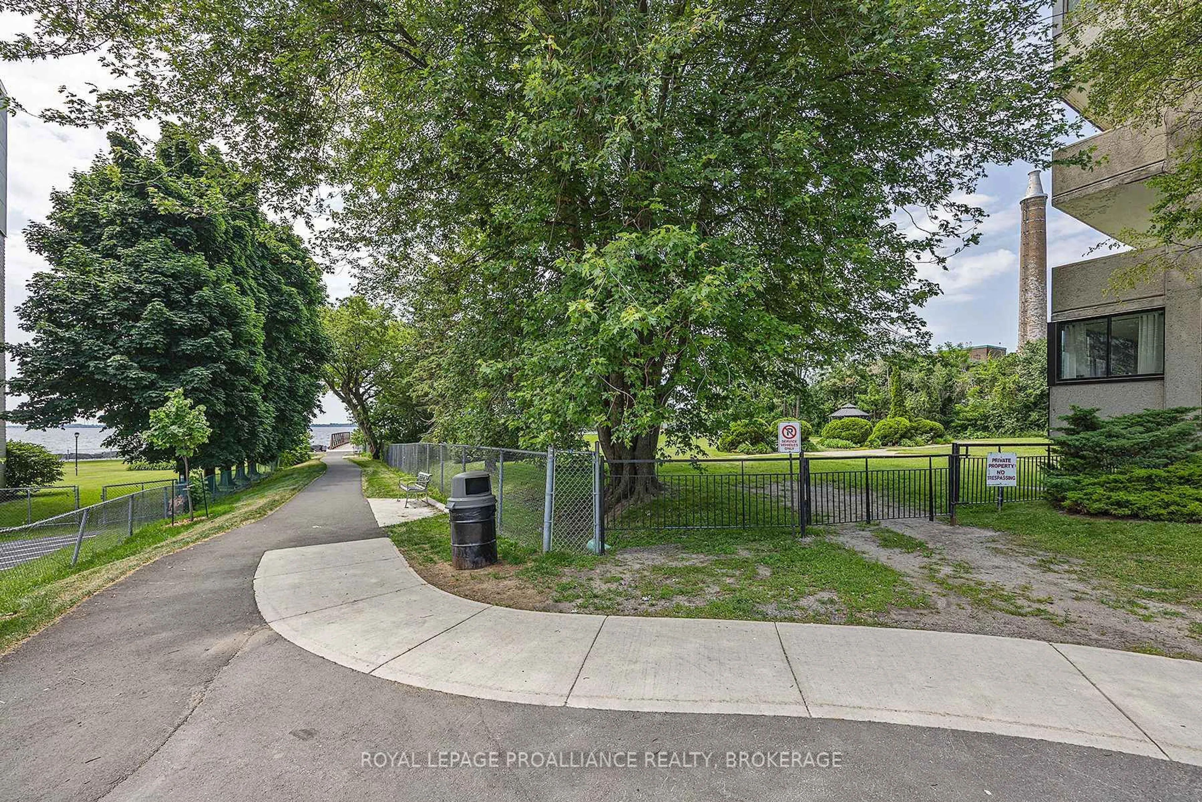 A pic from outside/outdoor area/front of a property/back of a property/a pic from drone, unknown for 2 Mowat Ave #903, Kingston Ontario K7M 1K1