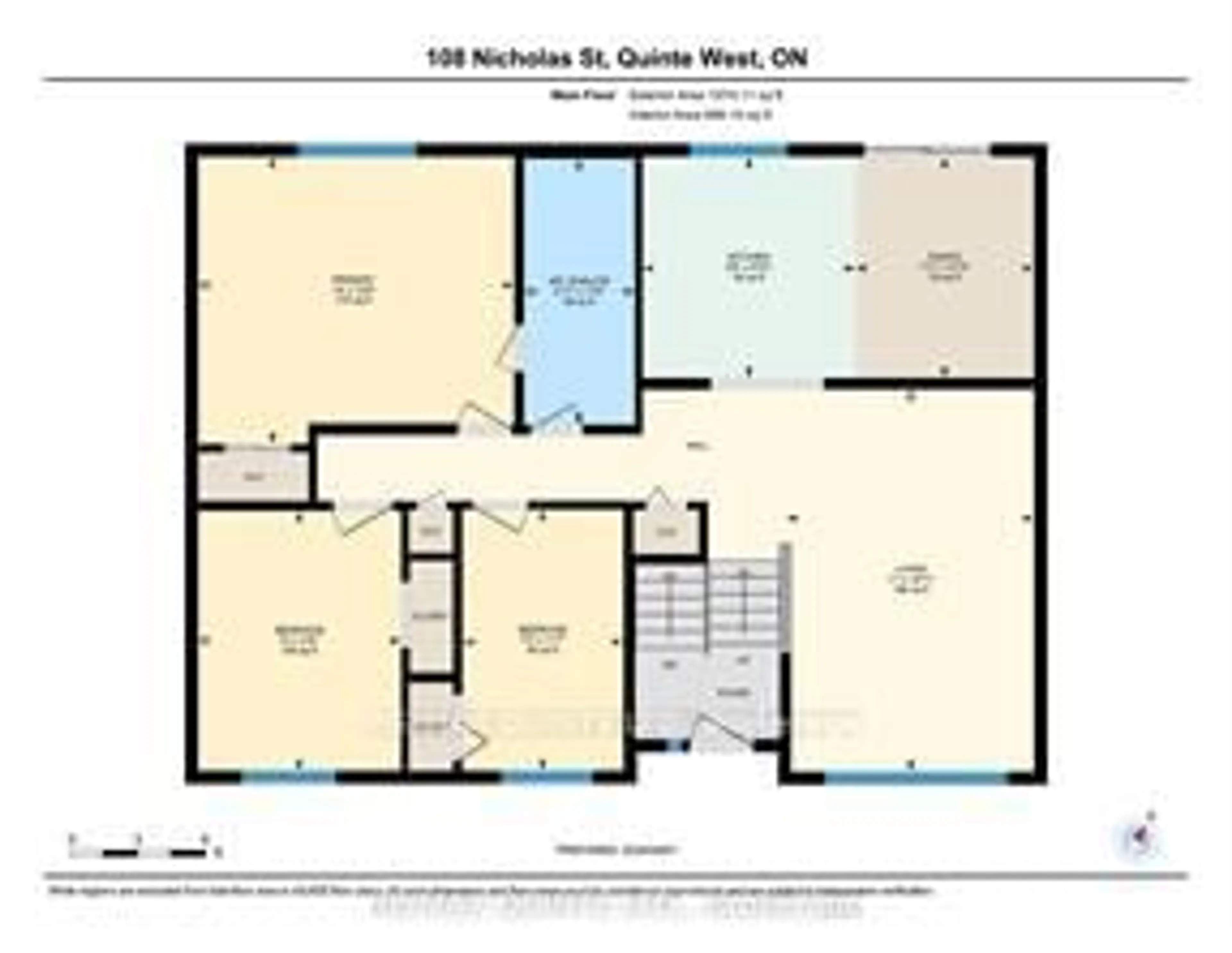 Floor plan for 108 Nicholas St, Quinte West Ontario K8V 6B2
