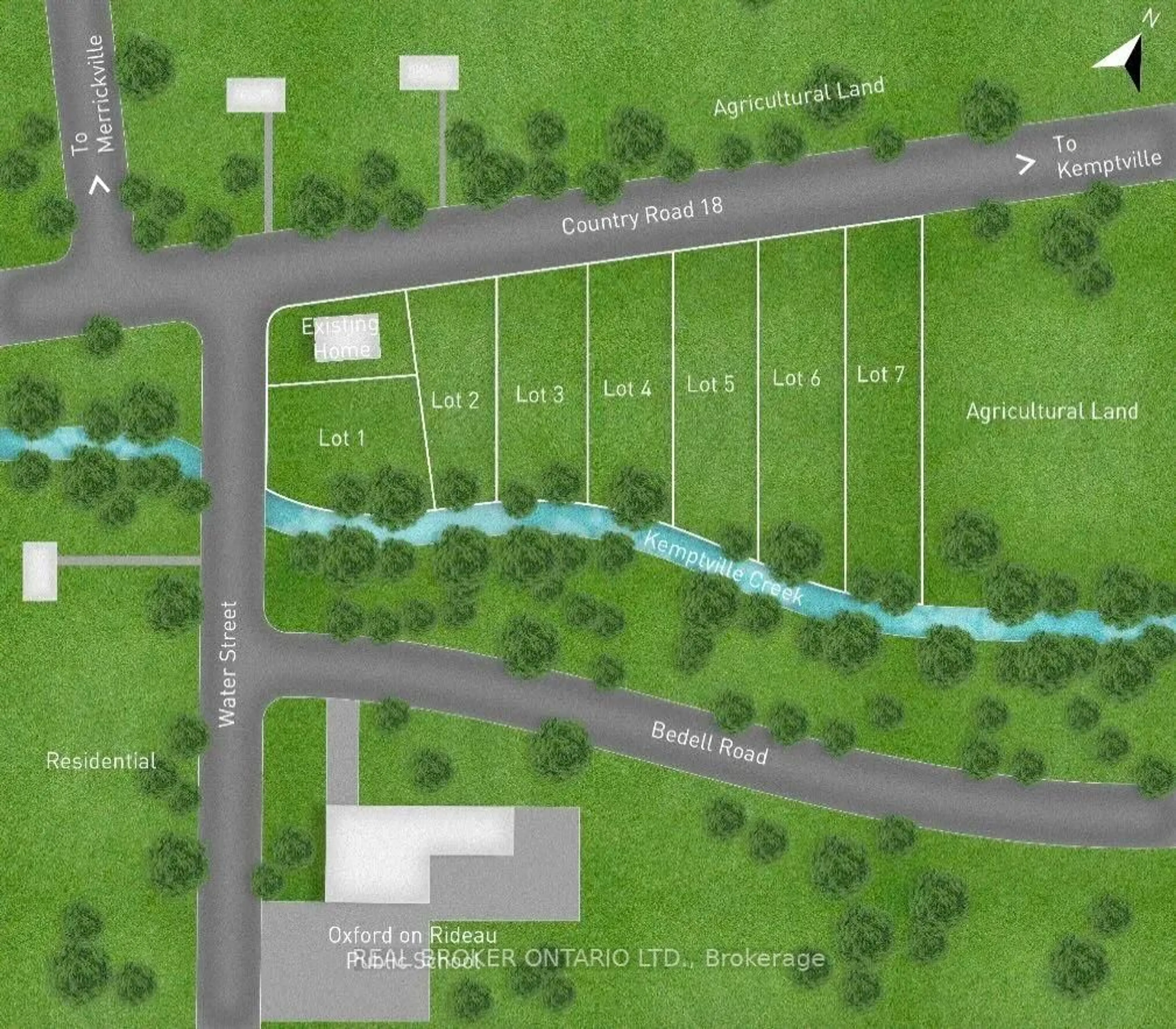 Picture of a map for 1718 County 18 Rd, North Grenville Ontario K0G 1S0