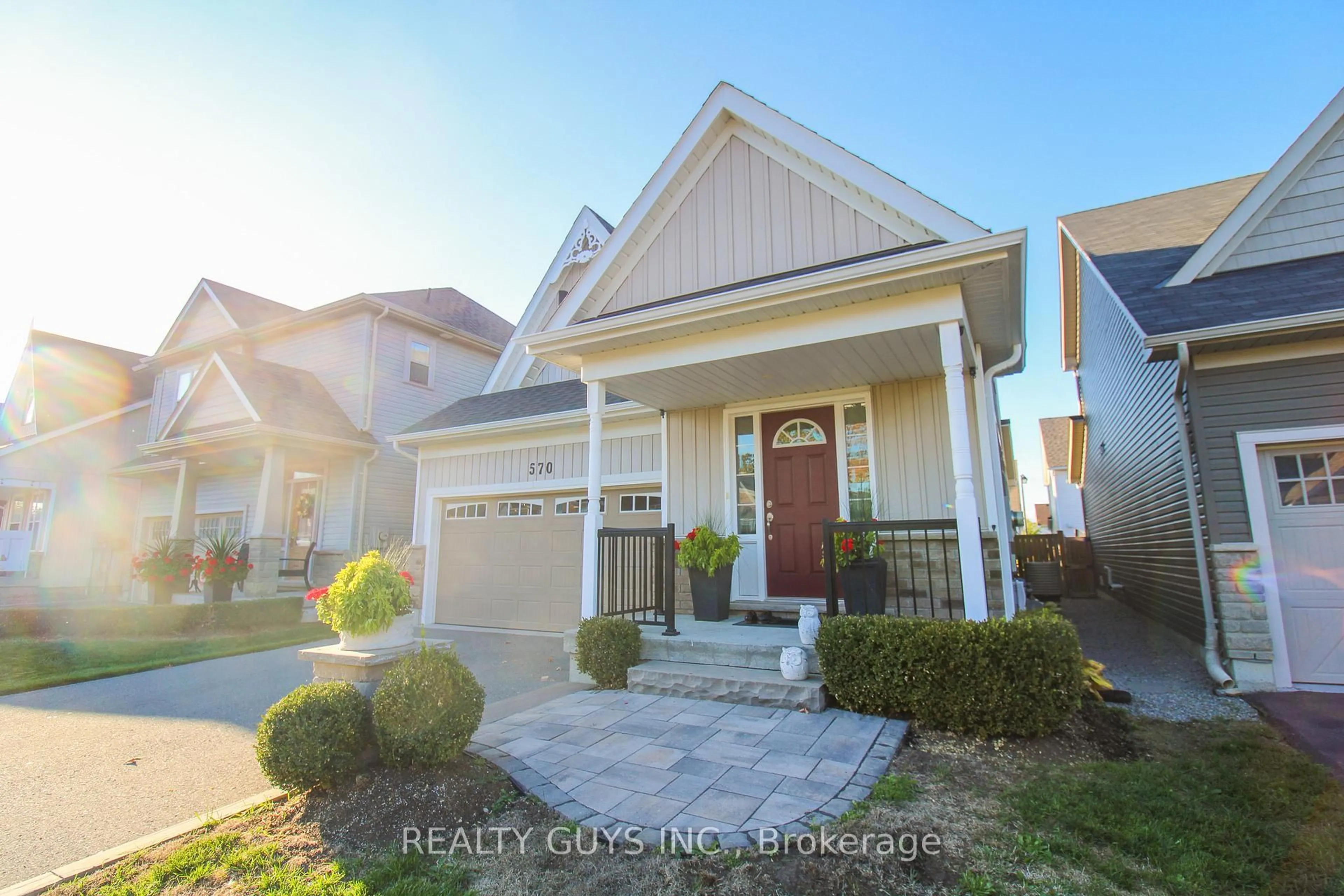 Home with vinyl exterior material, street for 570 Grange Way, Peterborough Ontario K9H 0G5