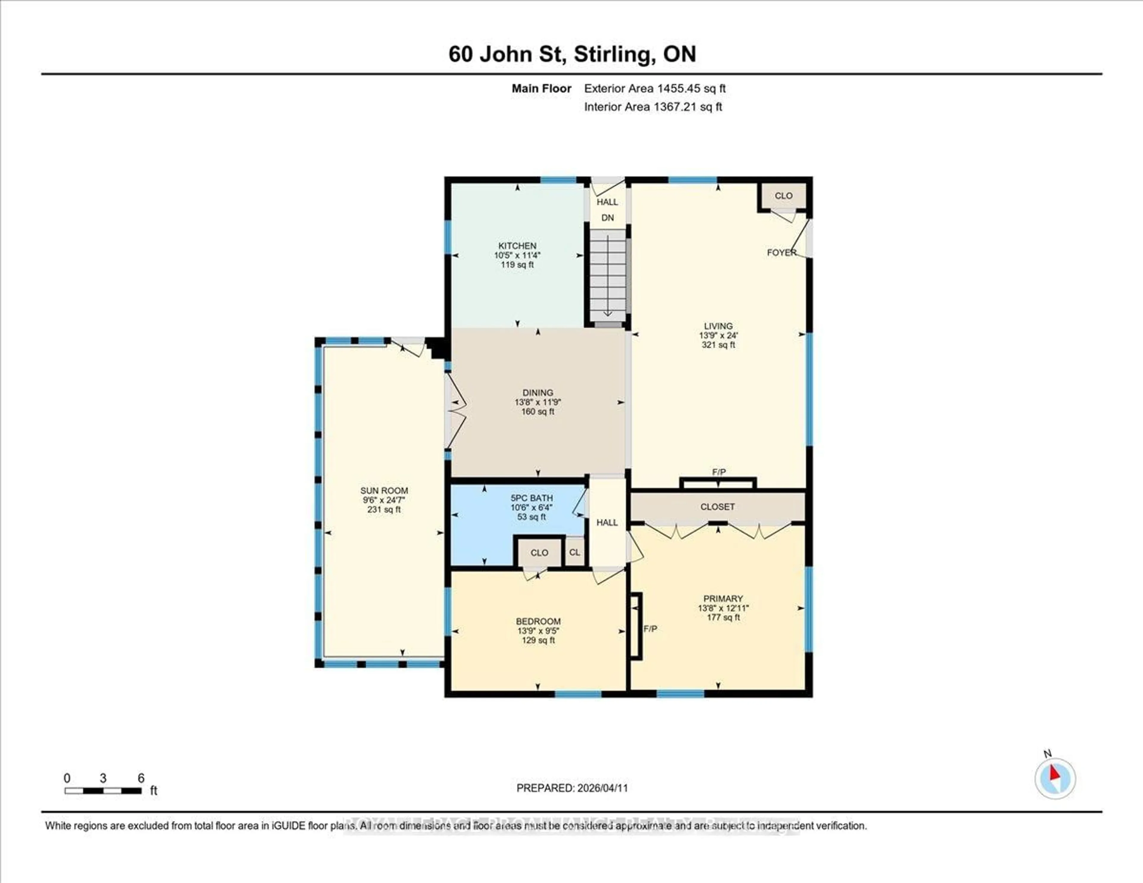 Floor plan for 60 John St, Stirling Ontario K0K 3E0