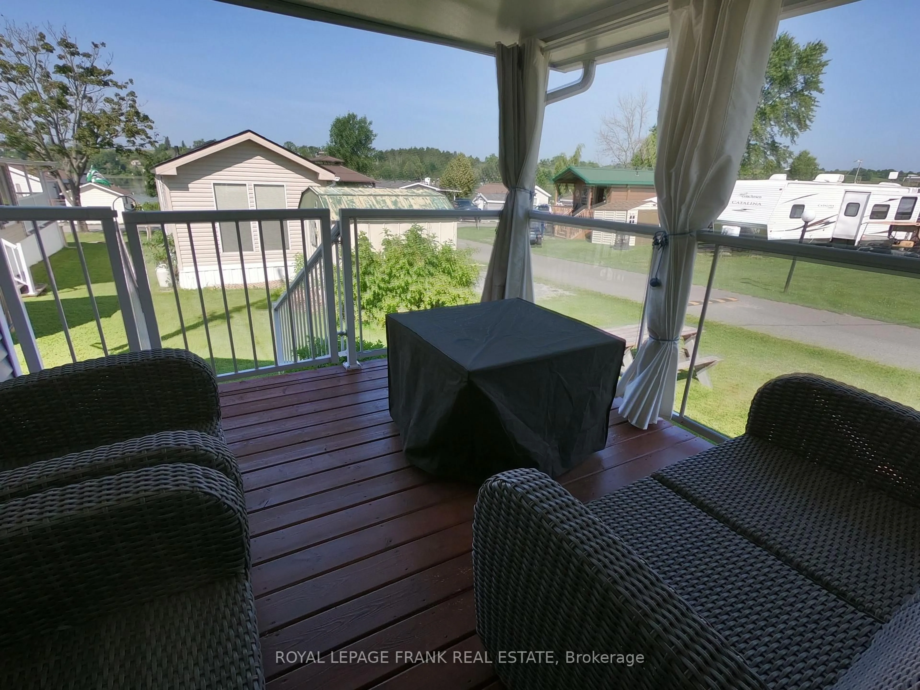 Patio, water/lake/river/ocean view for 14 Pioneer Dr, Otonabee-South Monaghan Ontario K0L 2G0