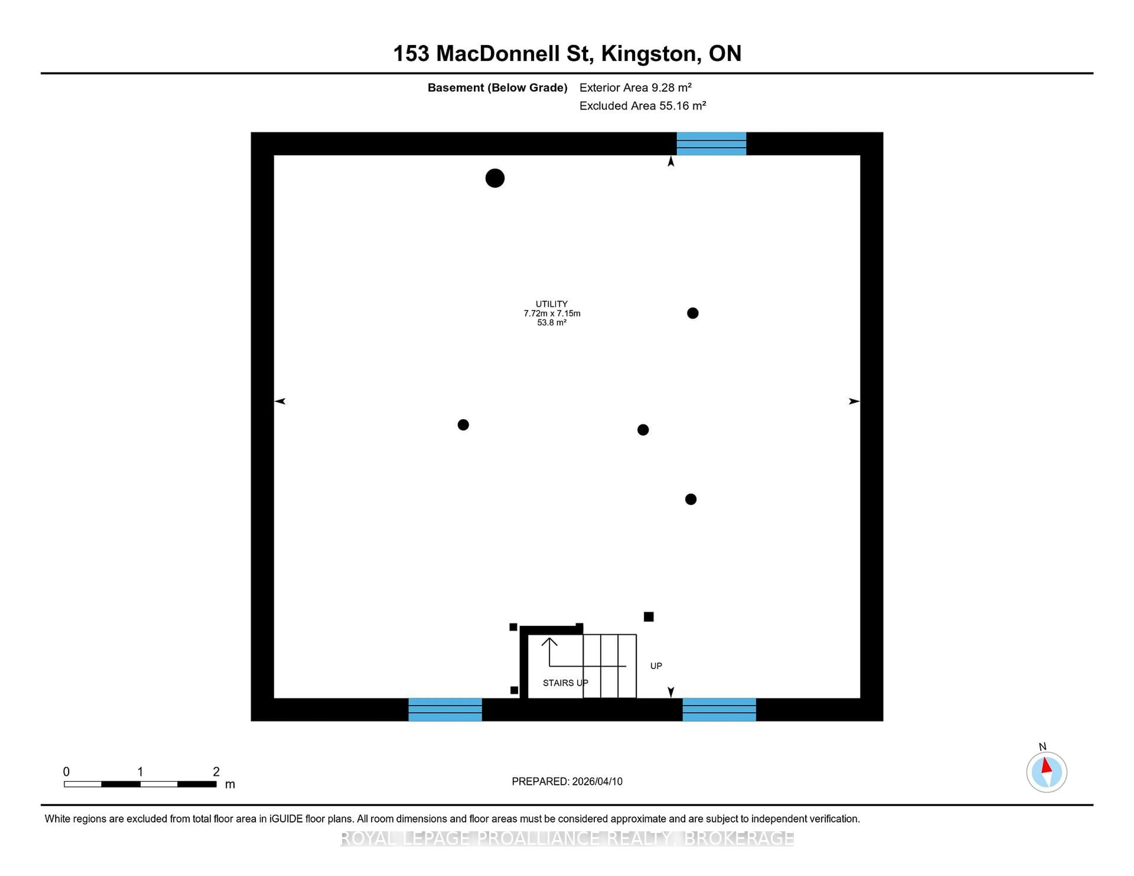 Floor plan for 153 Macdonnell St, Kingston Ontario K7L 4B9