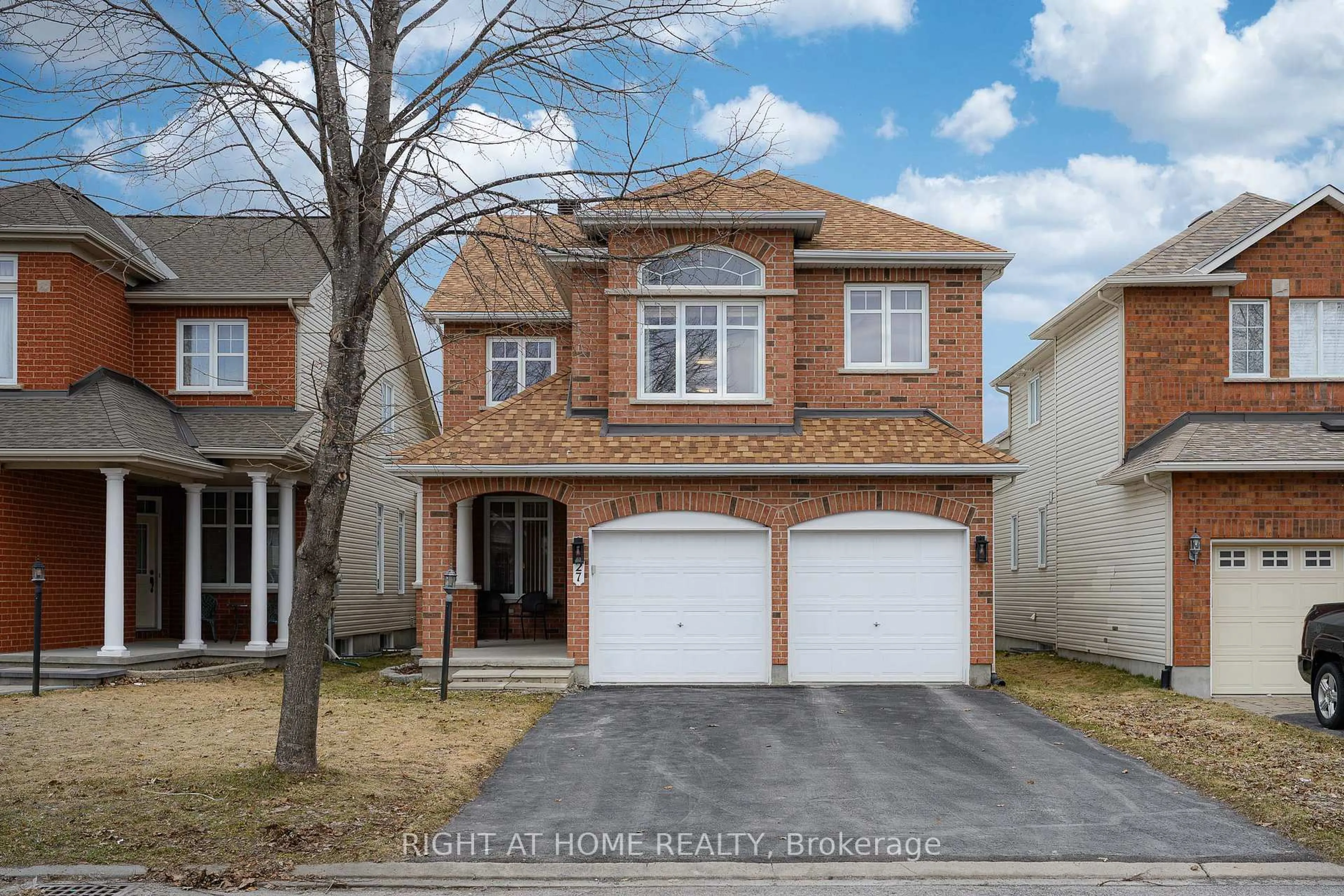 Home with brick exterior material, street for 27 Knowlton Dr, Ottawa Ontario K2G 6P1